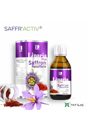LİNARİA Plus Safran Ekstresi Ve Passiflora Içeren Sıvı Takviye Edici Gıda (20...