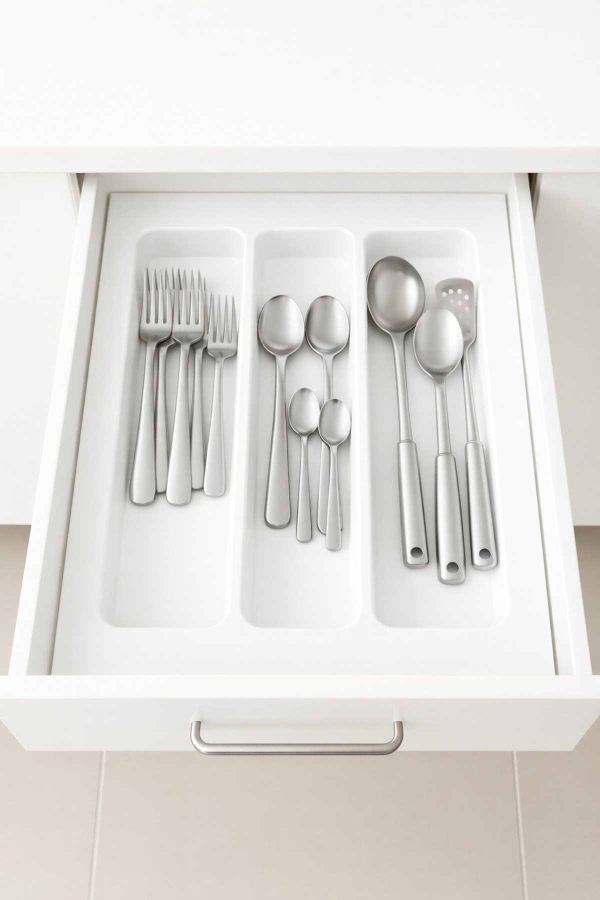 37x49 Cm White Ladle in Drawer Can Be Cut to 30x40 Cm