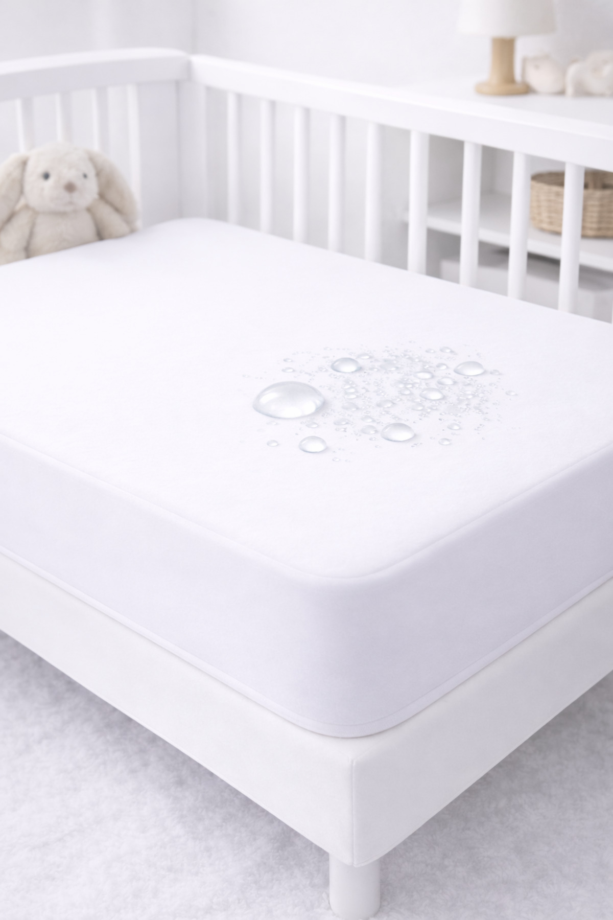 ÇETTEX BABY %100 Pamuk Sıvı Geçirmez Fitted Bebek Ve Çocuk Yatağı Koruyucu Alez fotoğrafı 2 (önizleme)