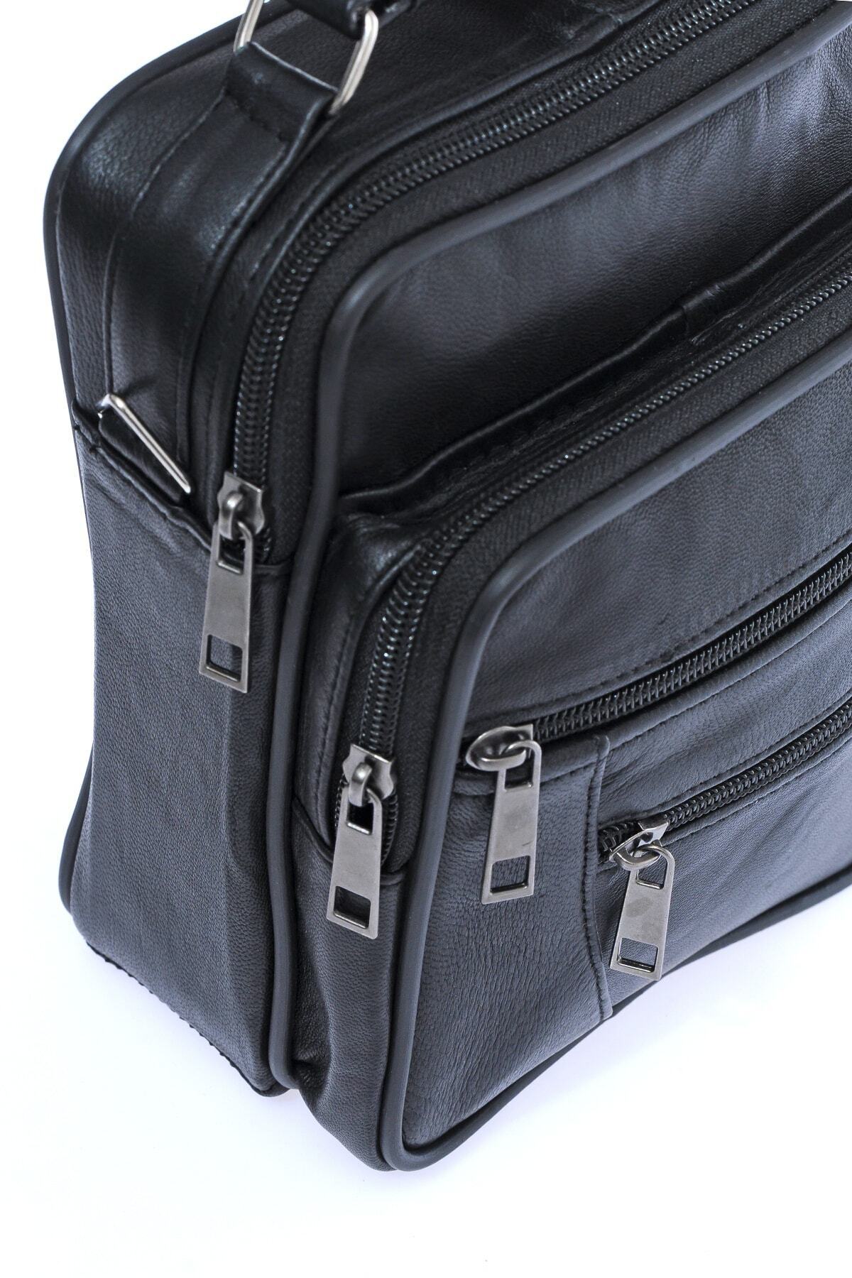 By Hakan  Nw-4000 Erkek %100 Hakiki Deri Orta Boy El Ve Omuz Askılı Çanta Günlük Kullanım Için Çok Uygun - Görsel 6