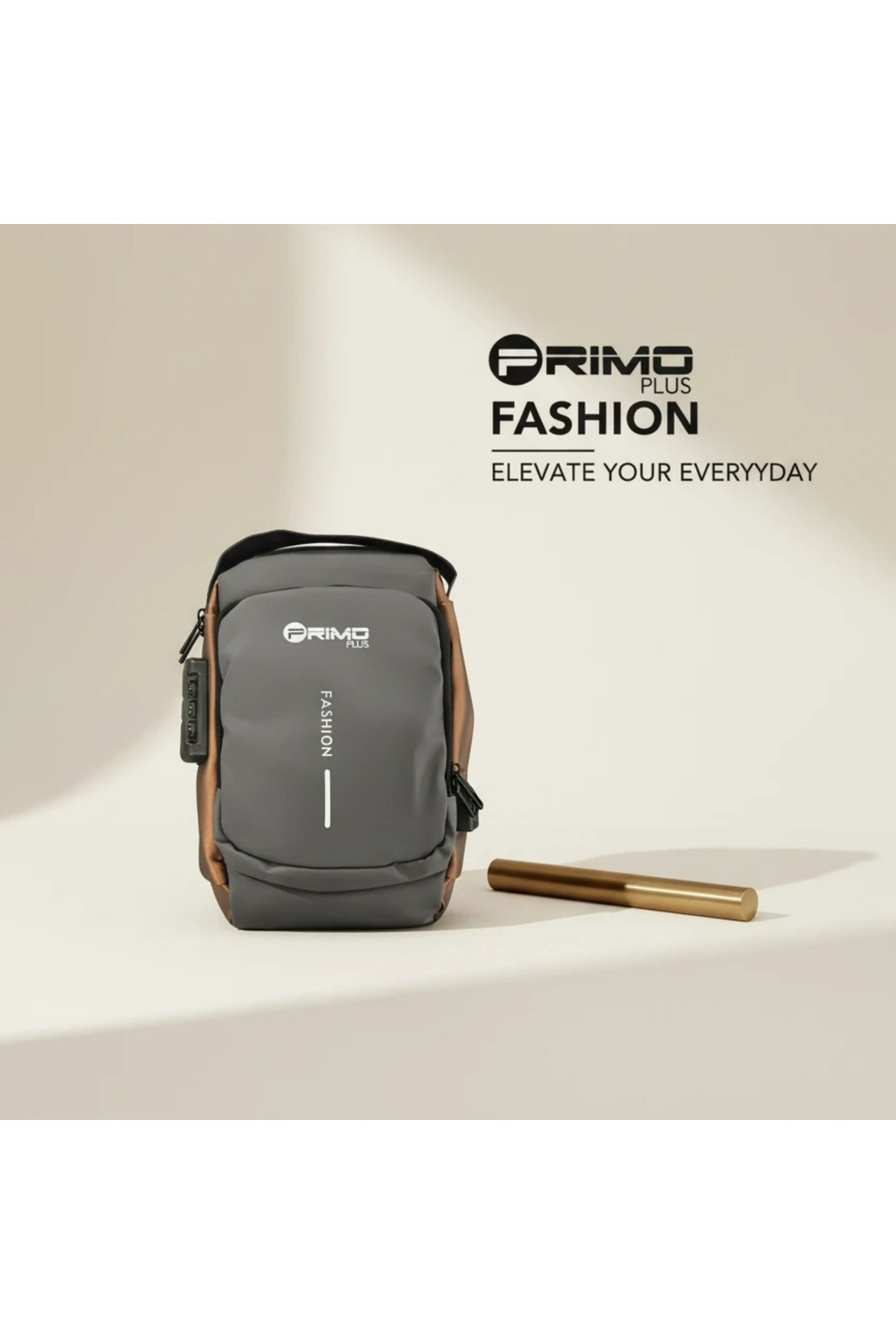 حقيبة ظهر مضادة للسرقة، مقاومة للماء، بنية مع سودا...