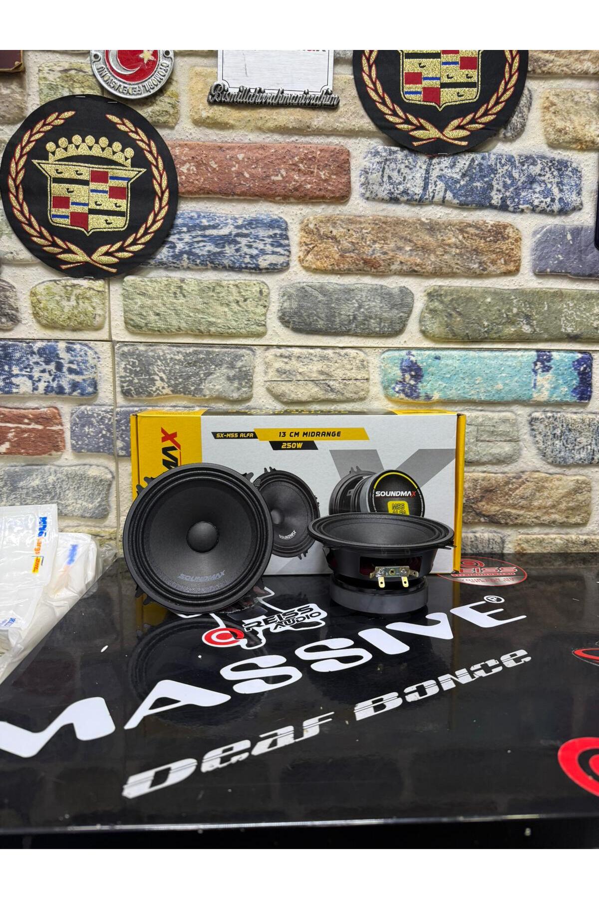 Massive M55ALFA 13 Cm Deprem Serisi Çifti 500wat- Rms Oto Midrange