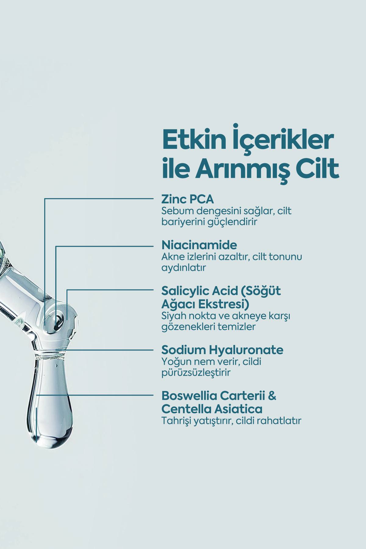Siyah Nokta Ve Karşıtı, Önleyici Serum, Niasinamid Ve Çinko — akne serum — تصویر 5 از 8