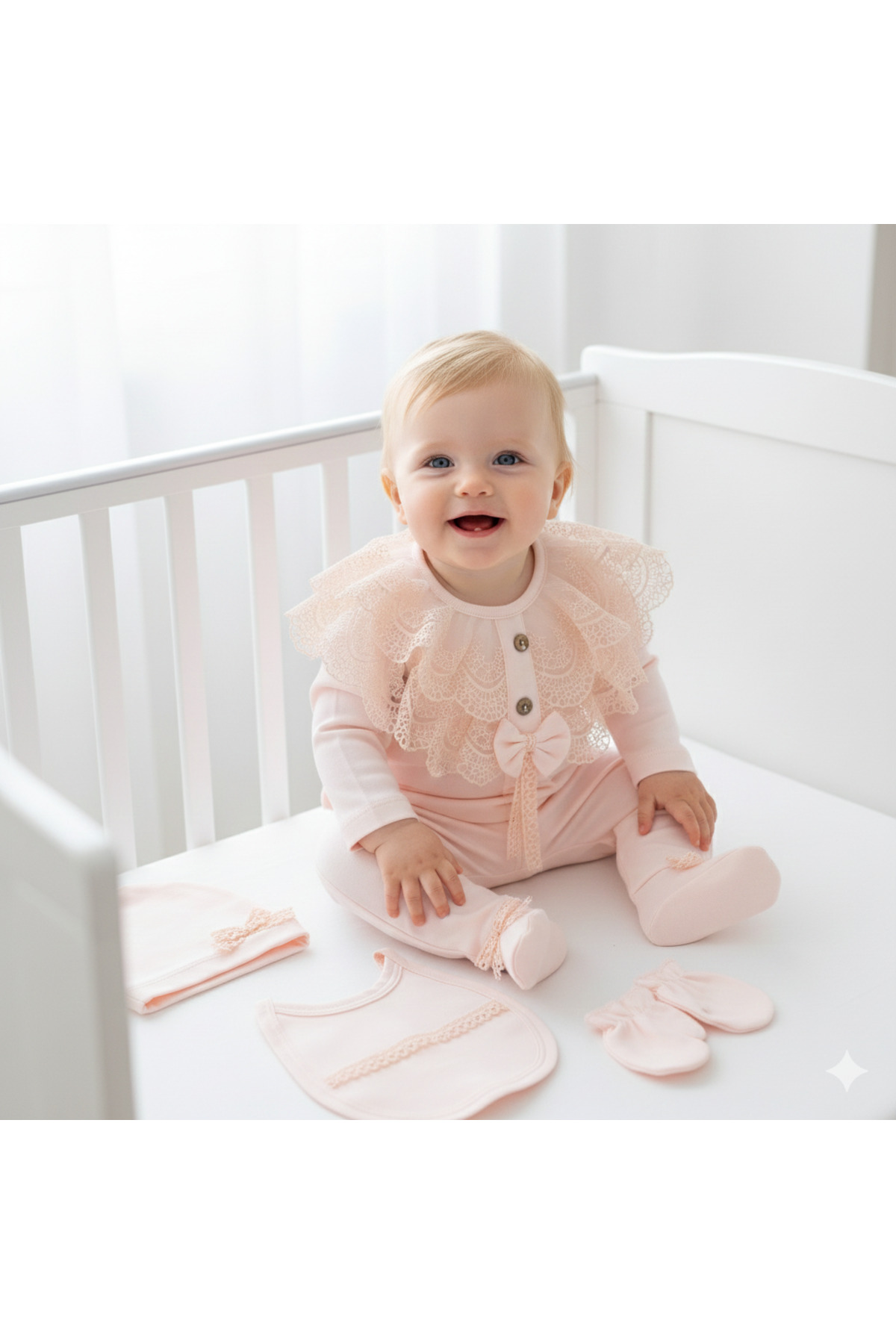 Baby Girl Mevlütlük Exit Hospital Set of 5