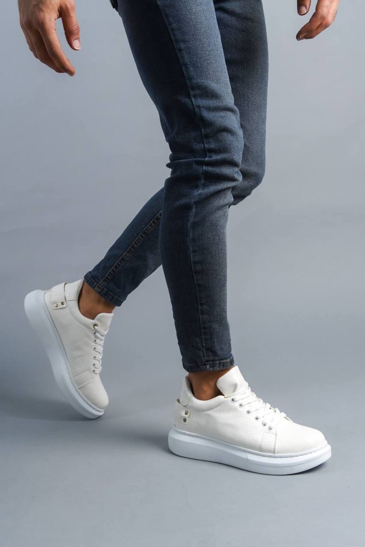 کفش اسنیکر Zapatos مردانه چرم مصنوعی | KB-KB047 - تصویر 3