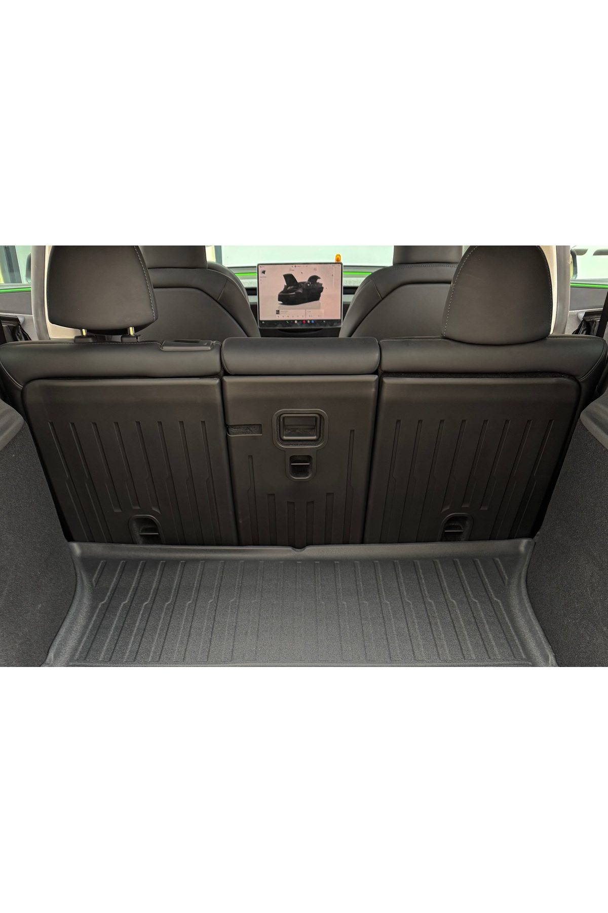 Li Parts Tesla Model Y Juniper TPE Premium Arka Koltuk Koruyucu, Arka Koltuk Paspası 3'lü Set fotoğrafı 2 (önizleme)
