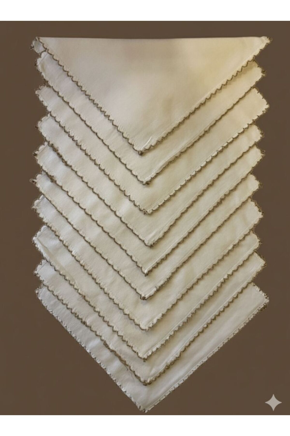 Anne&Bebek Devrez BEBEK AĞIZ MENDİLİ ORGANİC %100 PAMUK 22X22 CM 10'LU fotoğrafı 2 (önizleme)