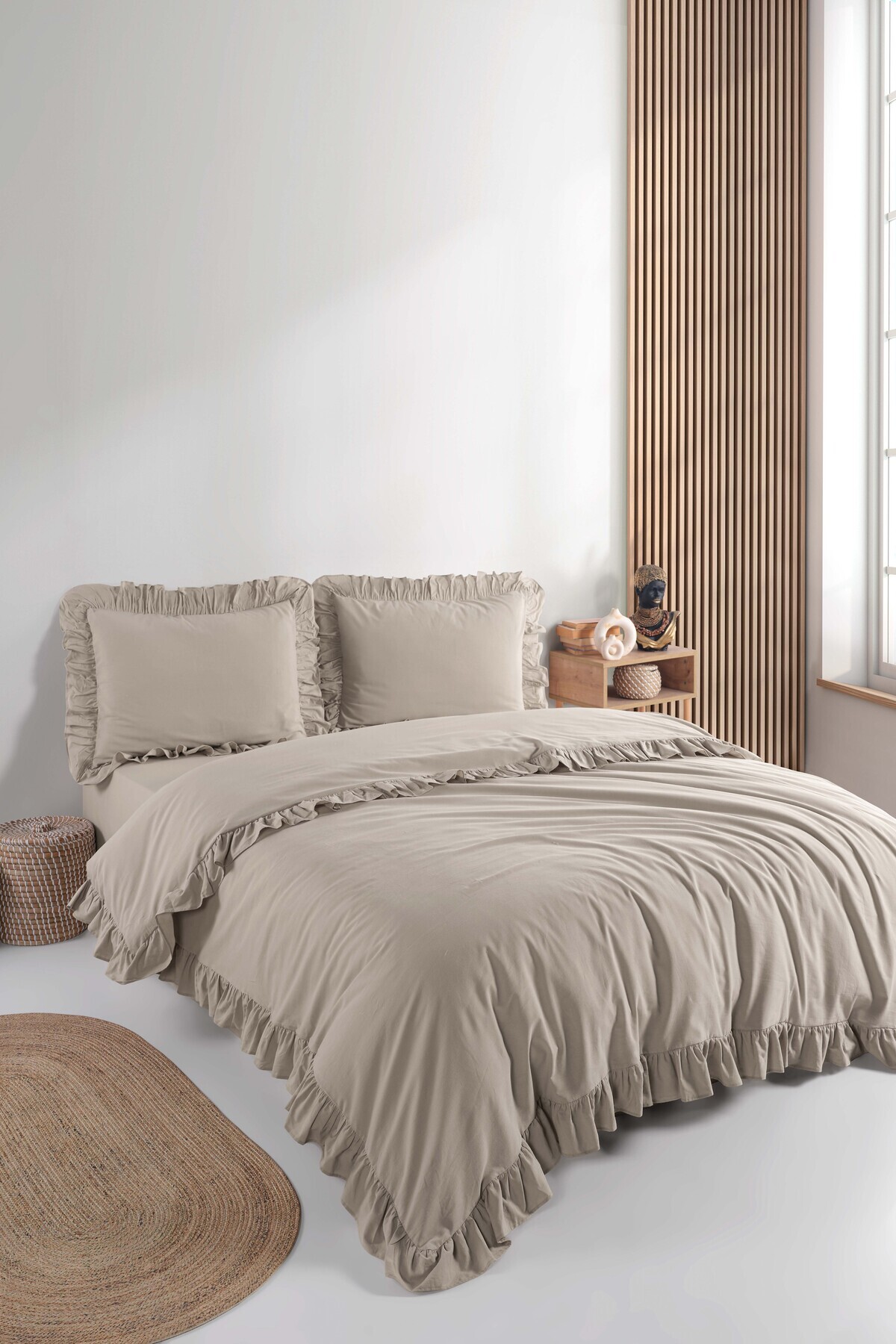 Soft Cotton Dune 100% Cotton Double Duvet Cover Set F1