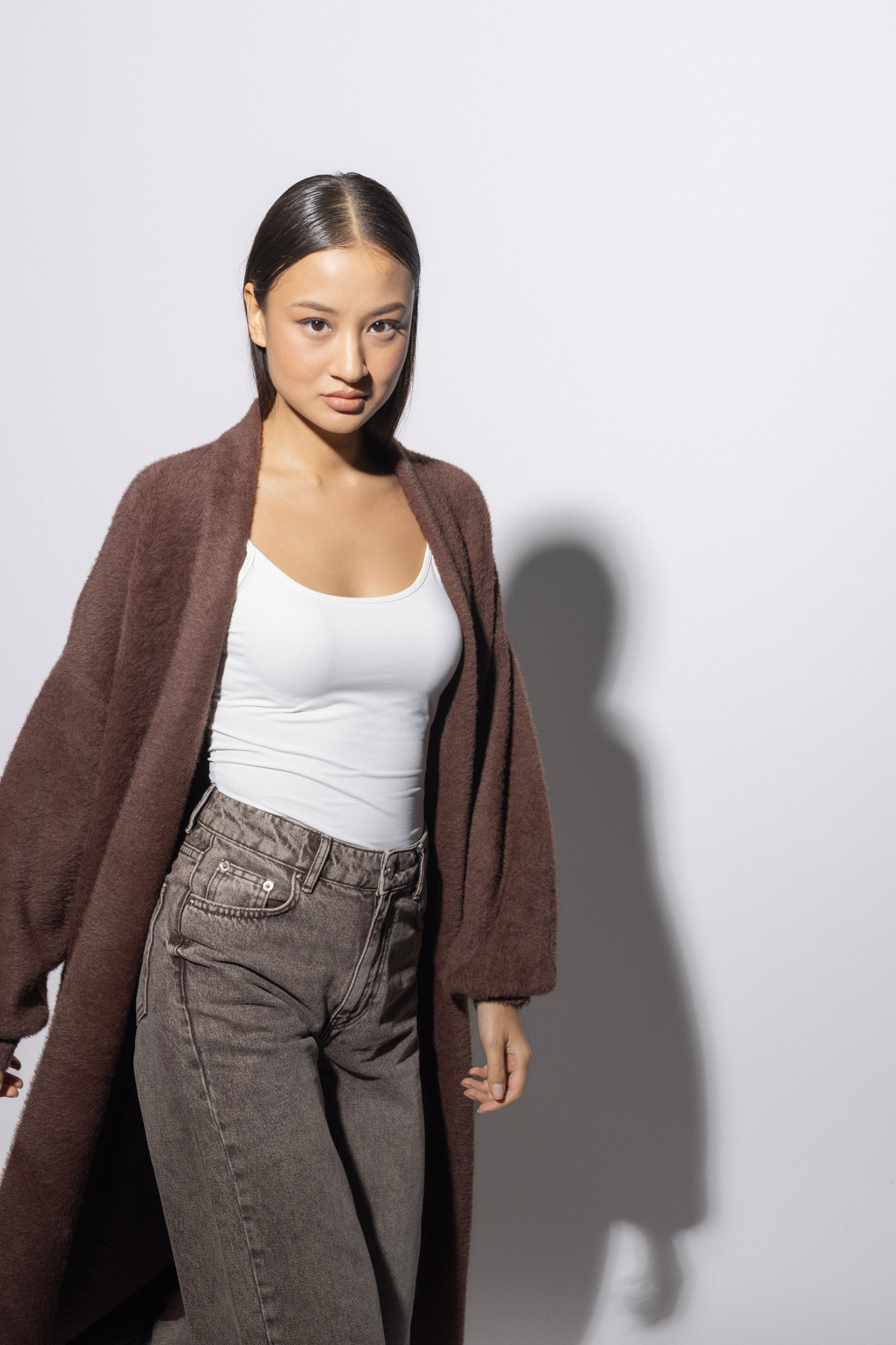 Avrile  Uzun Triko Hırka - Görsel 2