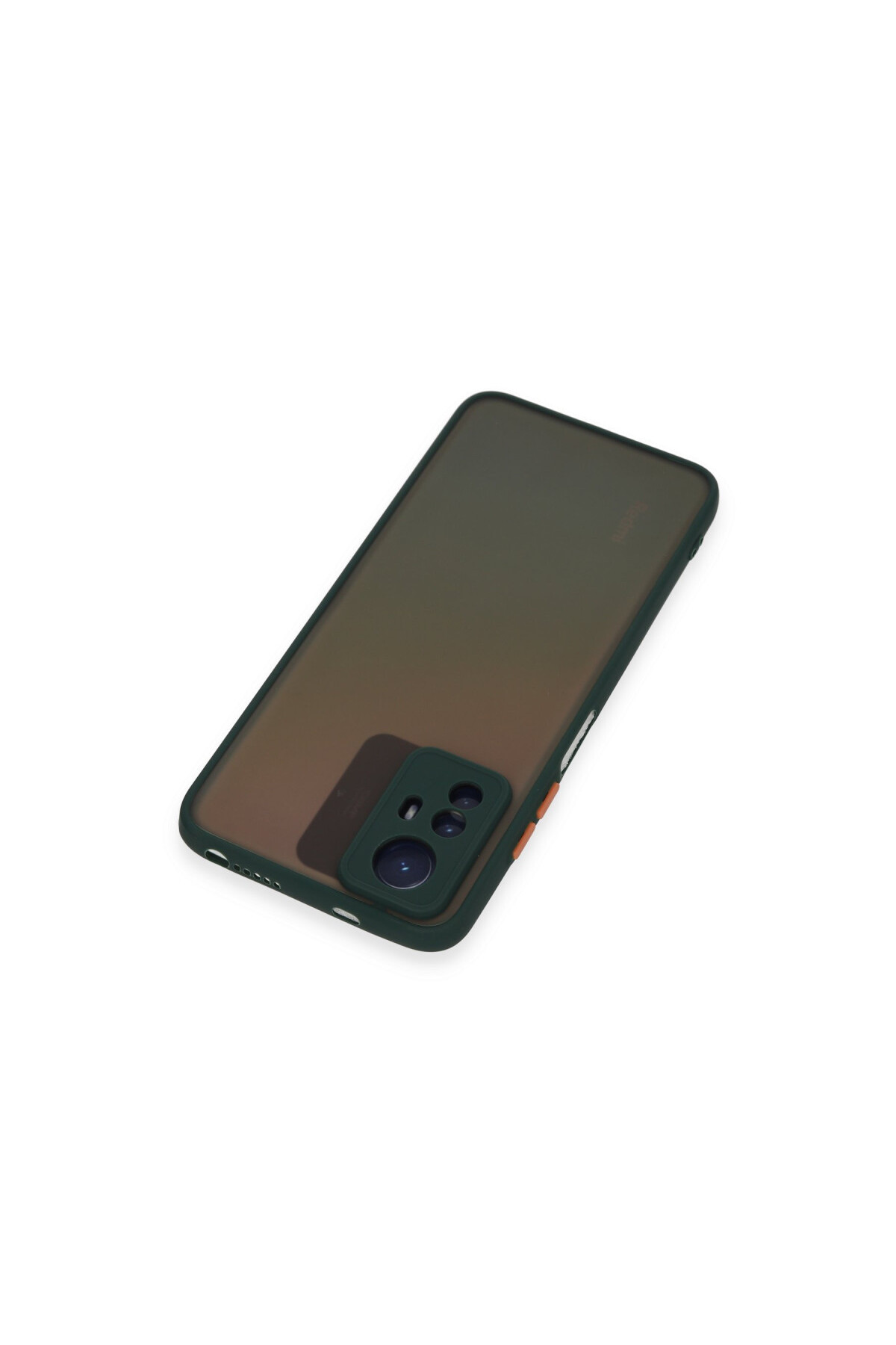Xiaomi Redmi Note 12S İçin Uyumlu Buzlu Tasarım Renkli Tuş Mat Tasarım Sararmaz Kılıf