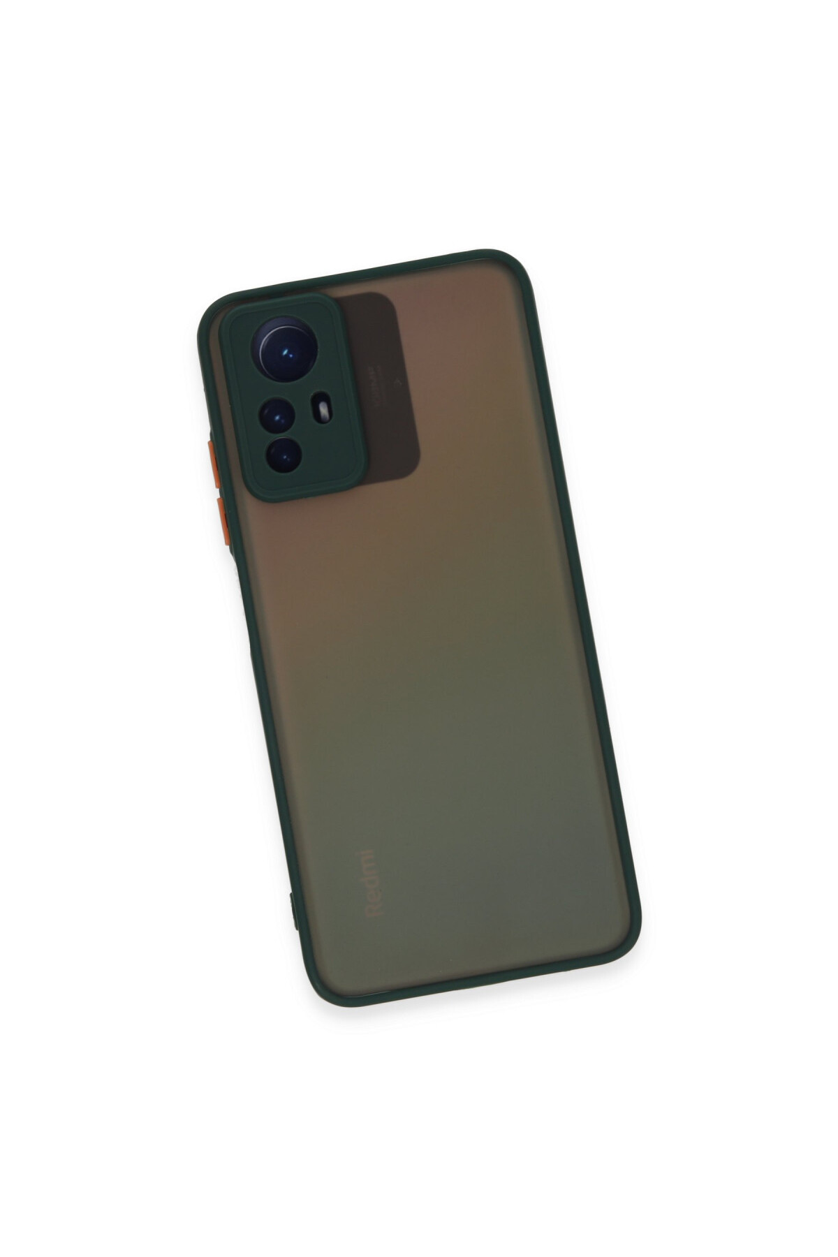 Xiaomi Redmi Note 12S İçin Uyumlu Buzlu Tasarım Renkli Tuş Mat Tasarım Sararmaz Kılıf