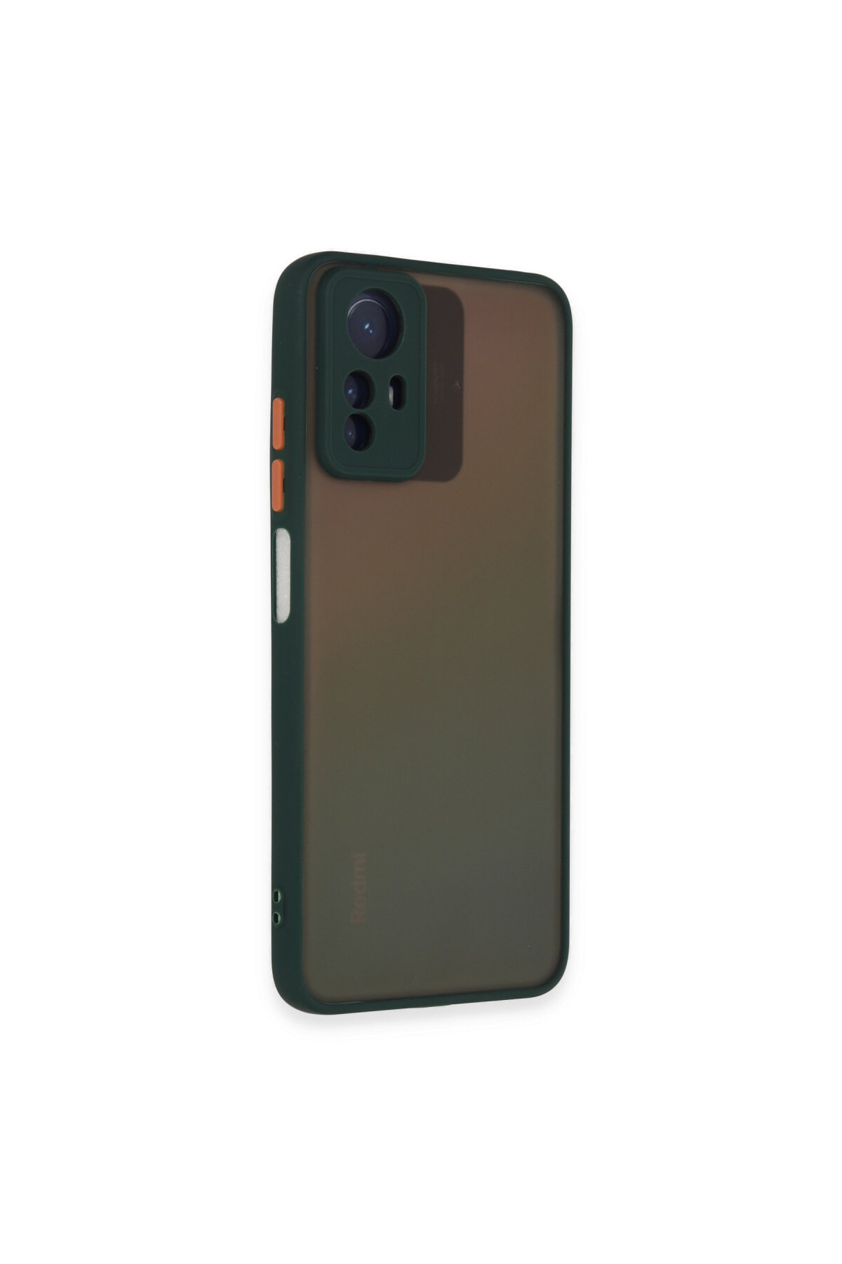 Xiaomi Redmi Note 12S İçin Uyumlu Buzlu Tasarım Renkli Tuş Mat Tasarım Sararmaz Kılıf