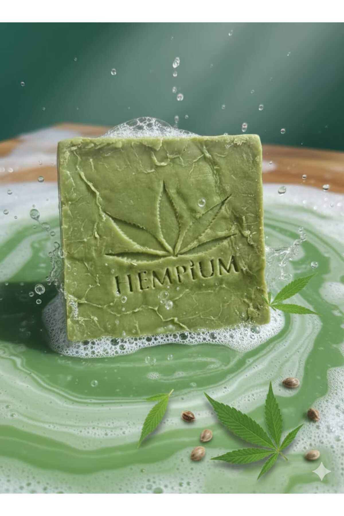 hempium DOĞAL KENEVİR YAĞLI SABUN YÜZ&VÜCÜT NEMLENDİRİCİ BAKIM %100EL YAPIMI SABUN