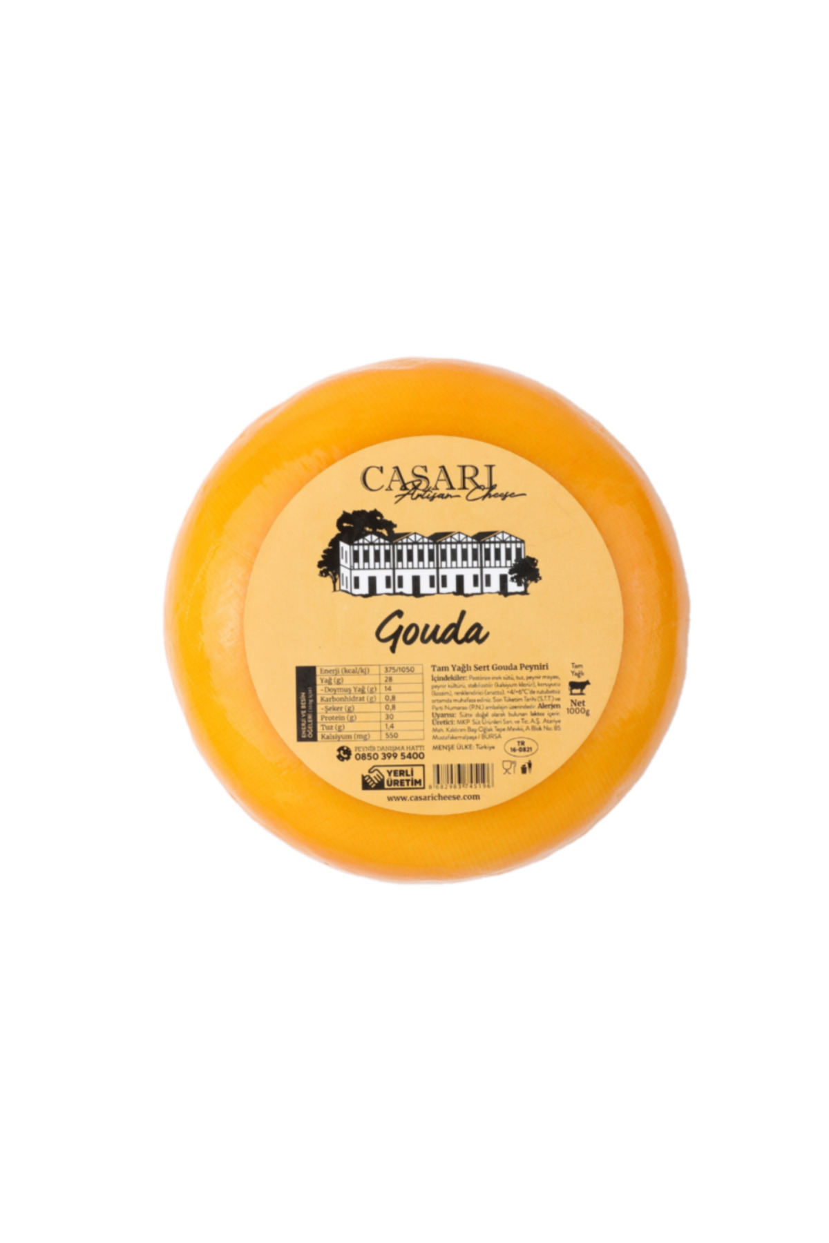 Gouda Peyniri 800g - Tam Yağlı