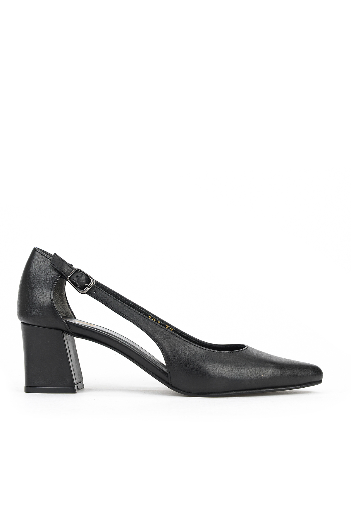 , Women's Genuine Leather Heels 1611030Z383 Black