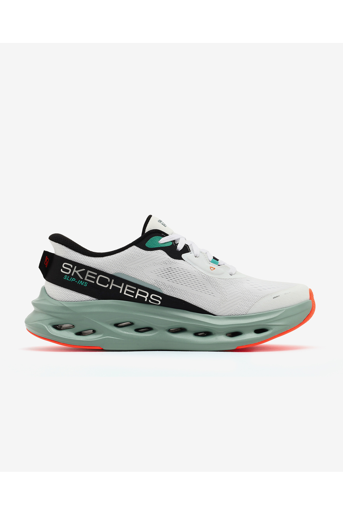 SKECHERS MAX CUSHIONING GLIDE-STEP - ADVERT Erkek Beyaz Koşu Ayakkabısı 220421 WMLT görsel 2