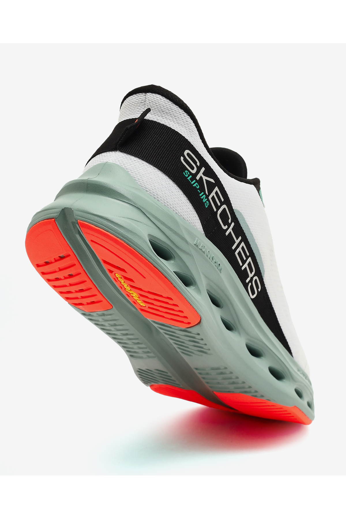 SKECHERS MAX CUSHIONING GLIDE-STEP - ADVERT Erkek Beyaz Koşu Ayakkabısı 220421 WMLT görsel 7