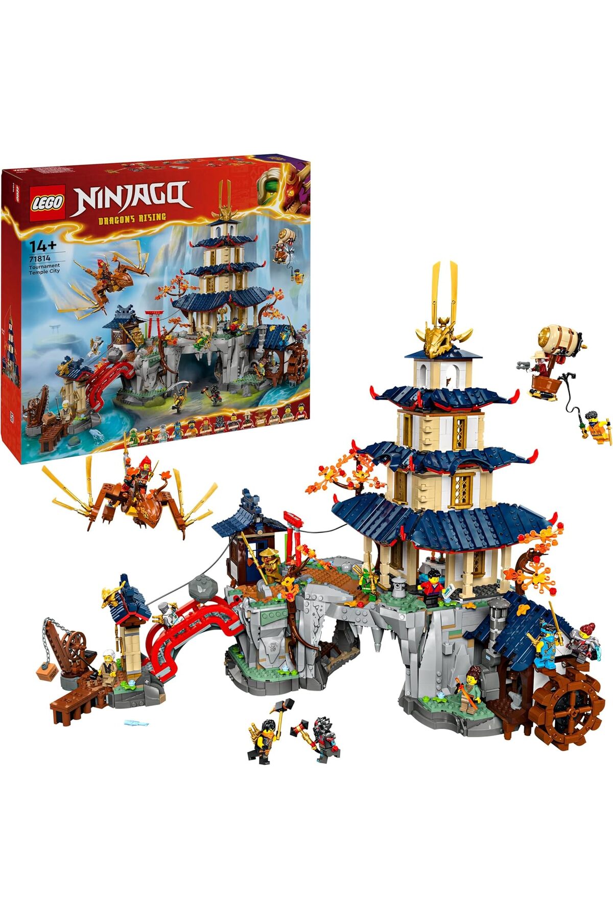 ست اسباب‌بازی ماجراجویی شهر معبد تورنمنت نینجاگو ۷۱۸۱۴