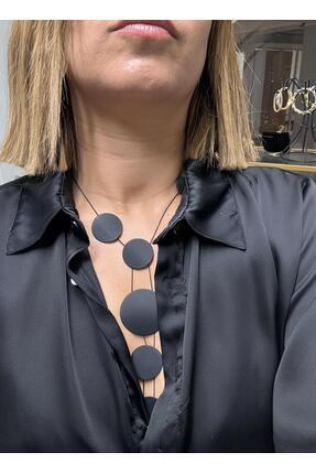 ZEYNVA Geometrik Desen Dekolte Kolyesi