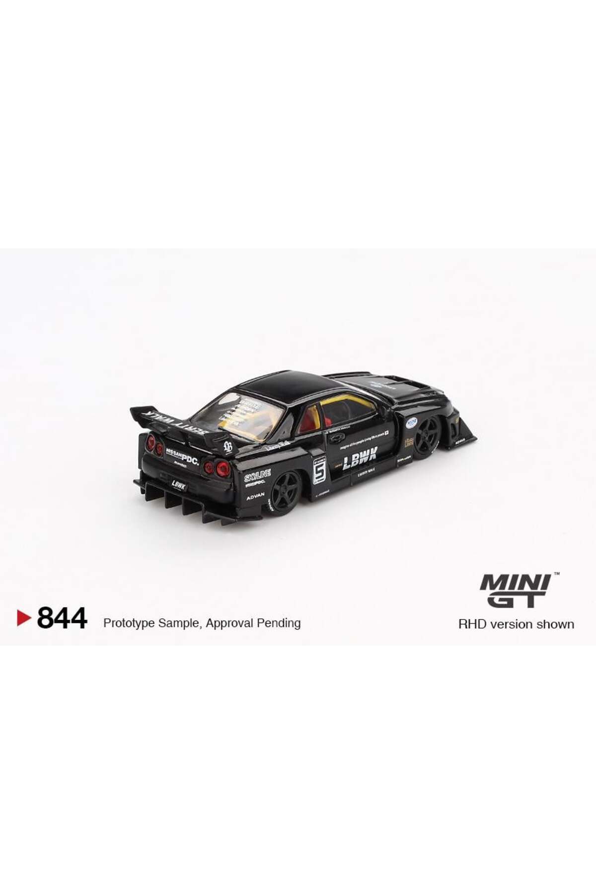 mini gt 1:64 Nissan LB-ER34 Super Silhouette Skyline Black LBWK