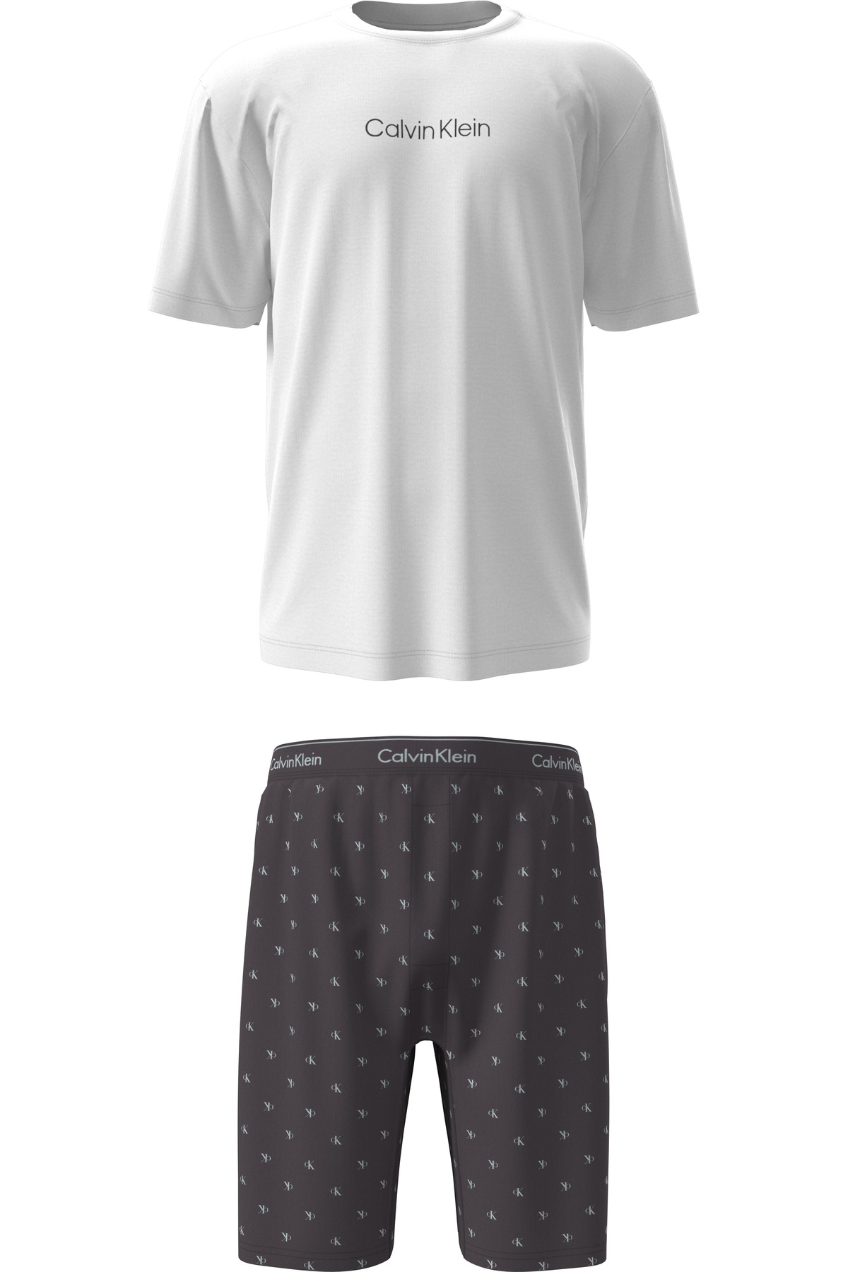 کلوین کلاین ست تیشرت و شلوارک مردانه نخی CK