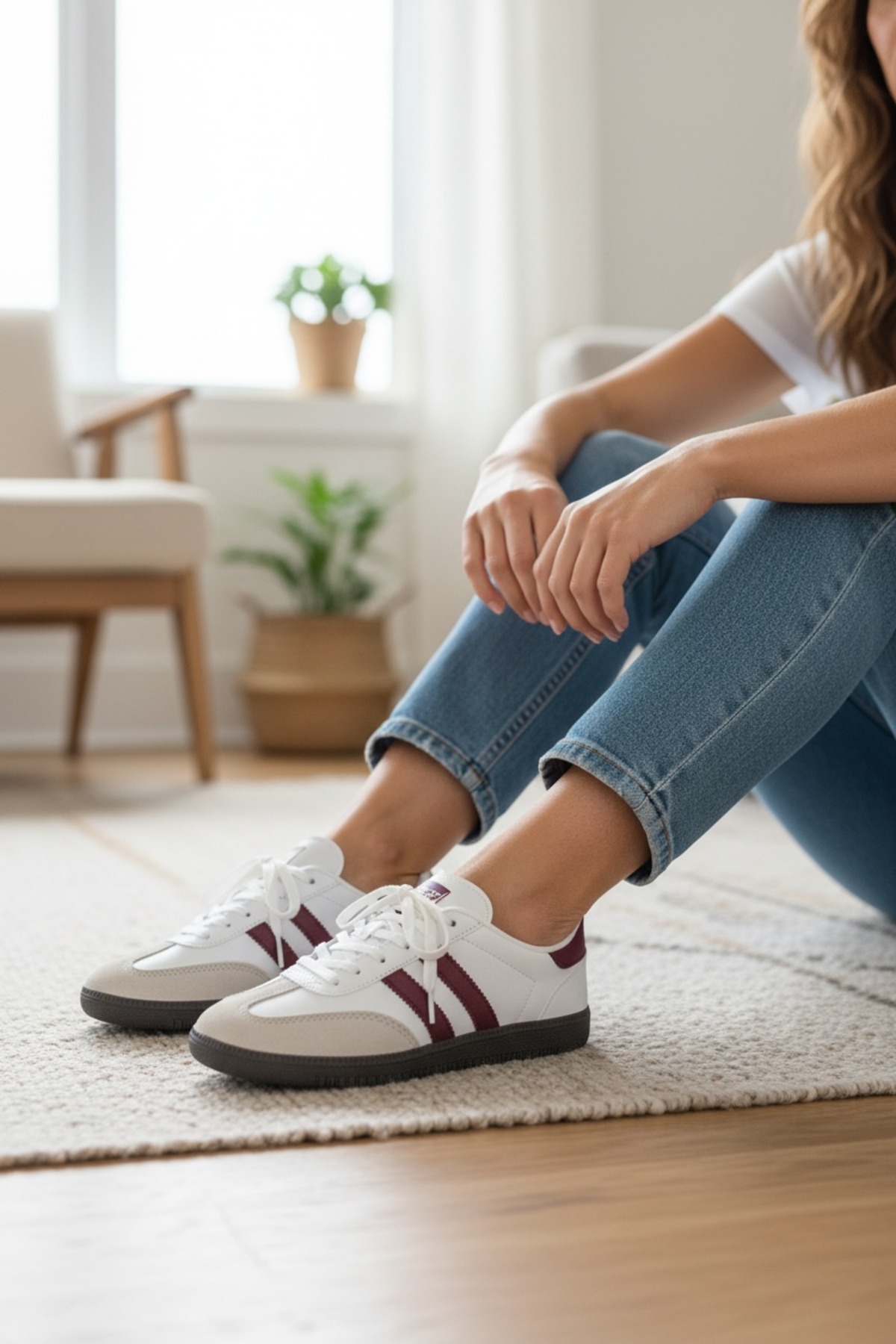 Y&D Shoes  Unisex Spor Ayakkabı – Retro Günlük Sneaker - Görsel 3