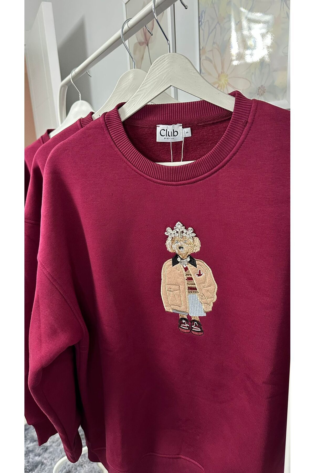 Beymen Collection Taşlı Köpek Nakışlı Sweatshirt