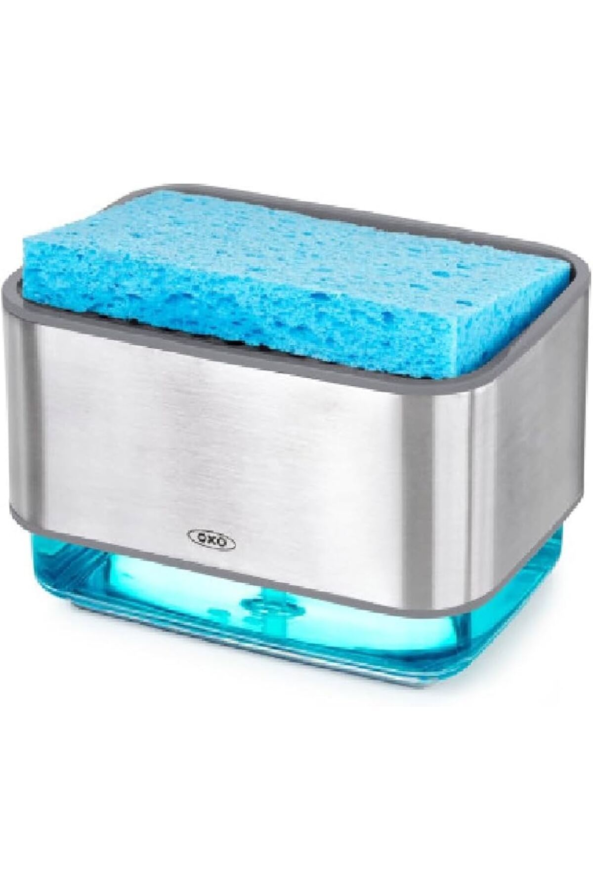 Oxo - Good Grips Sabunluk Sünger Tutucu, Paslanmaz Çelik, Tek Boyut