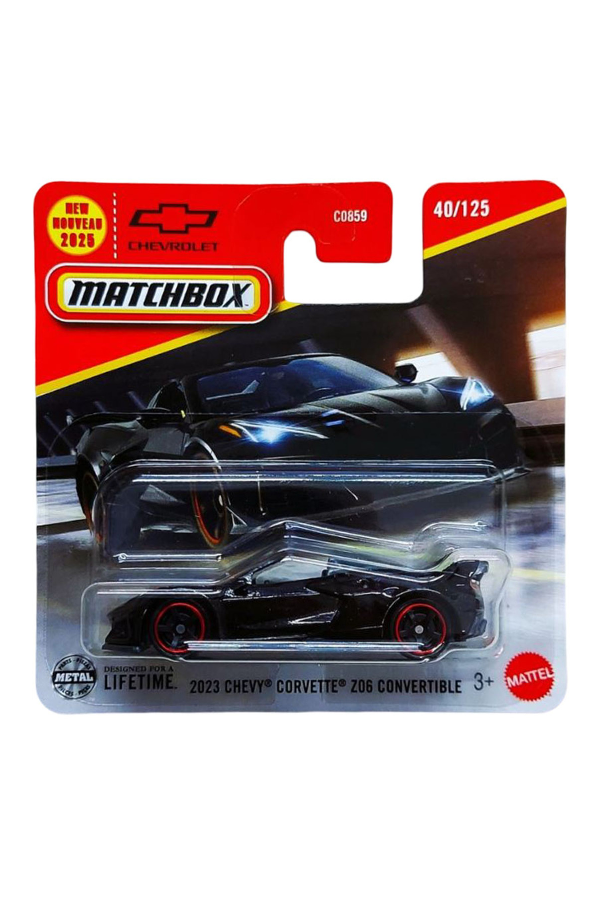 HOT WHEELS Matchbox - 2023 Chevy Corvette Z06 Convertible - Siyah