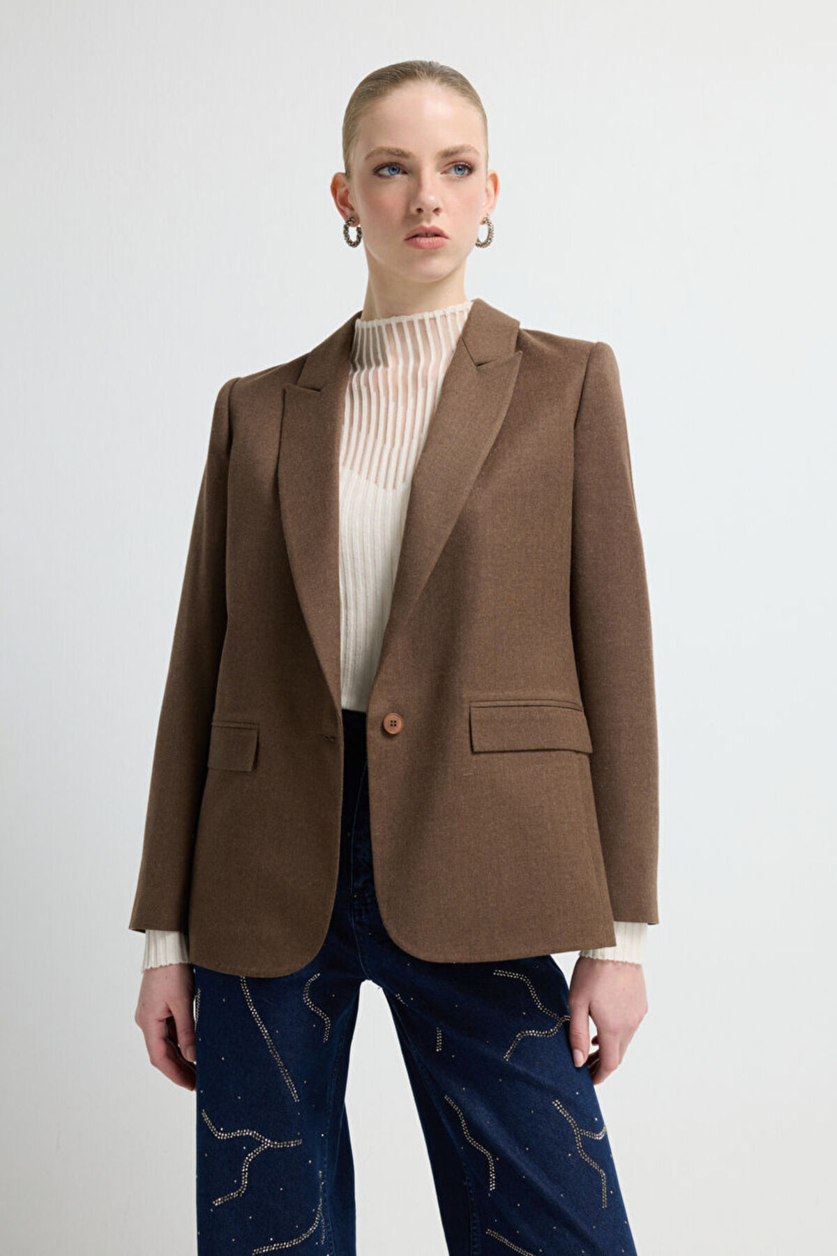 adL  Mono Kapama Ceket - Görsel 4