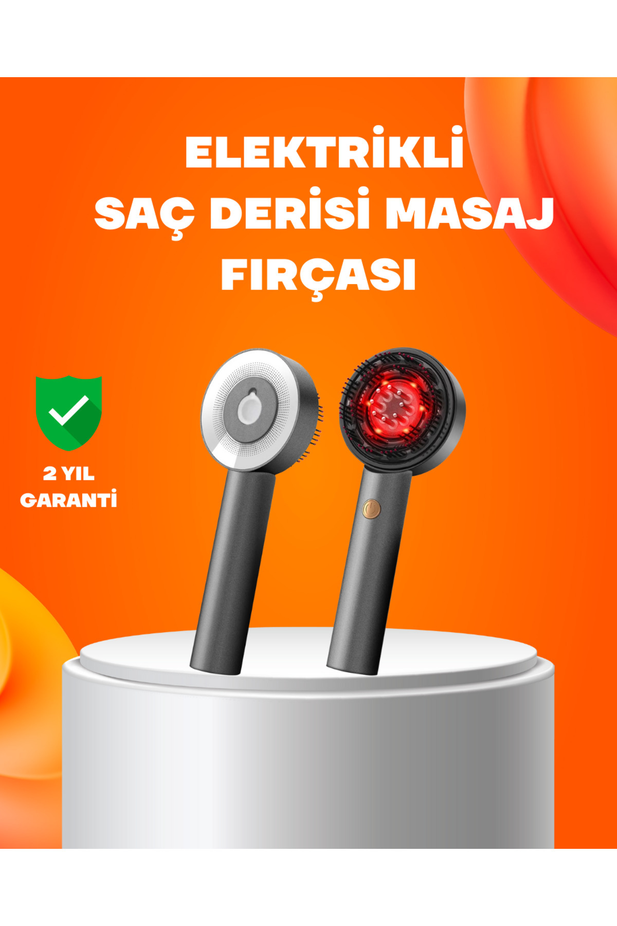 EN POPÜLER Kırmızı Işık Terapi Saç Derisi Masaj Tarağı 3 Modlu Yağ Hazneli UYGUN