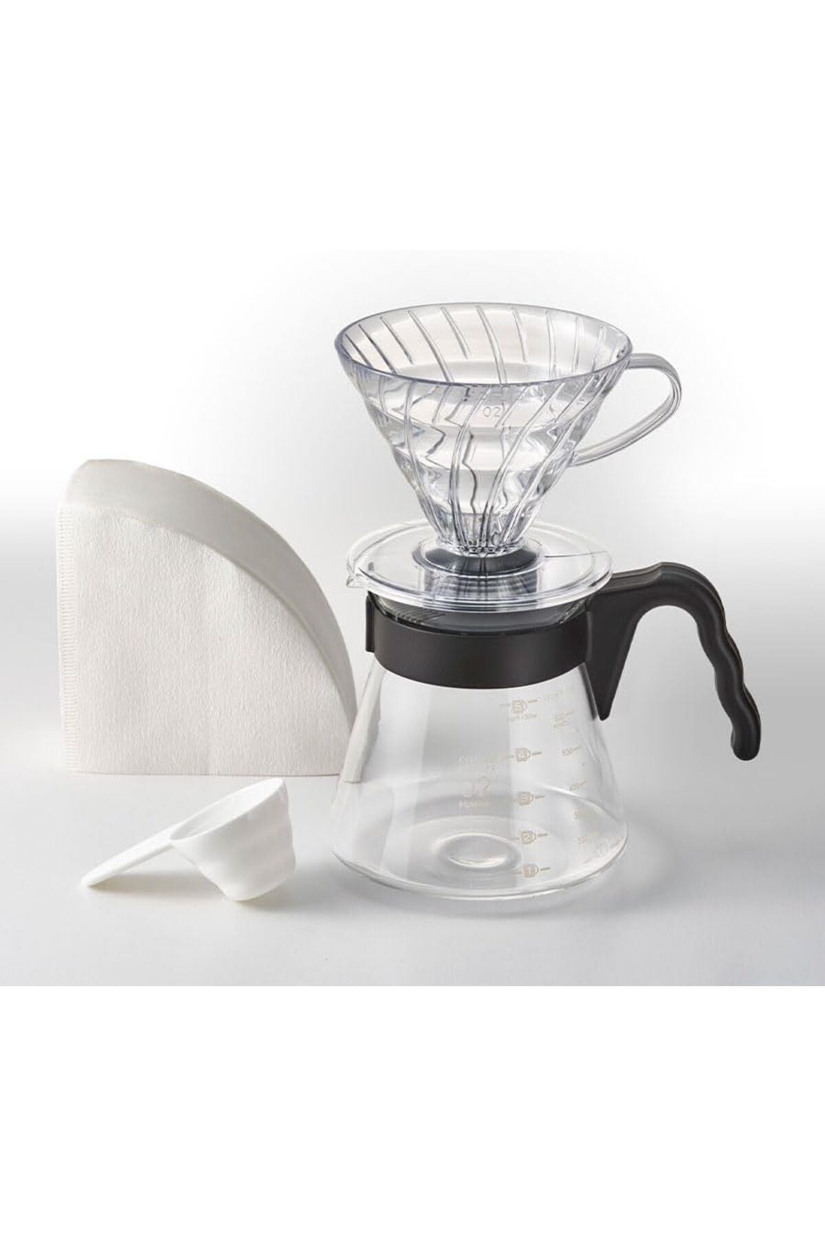 BRF BFSX V60 Kahve Demleme Seti, Şeffaf 1191881