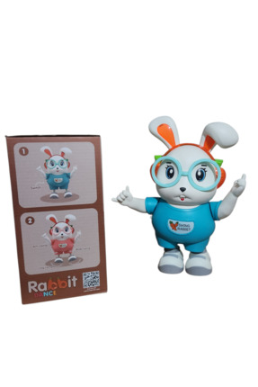 Ailenizin Oyuncakçısı PİLLİ RABBİT DANS EDEN TAVŞAN SESLİ IŞIKLI 40 CM