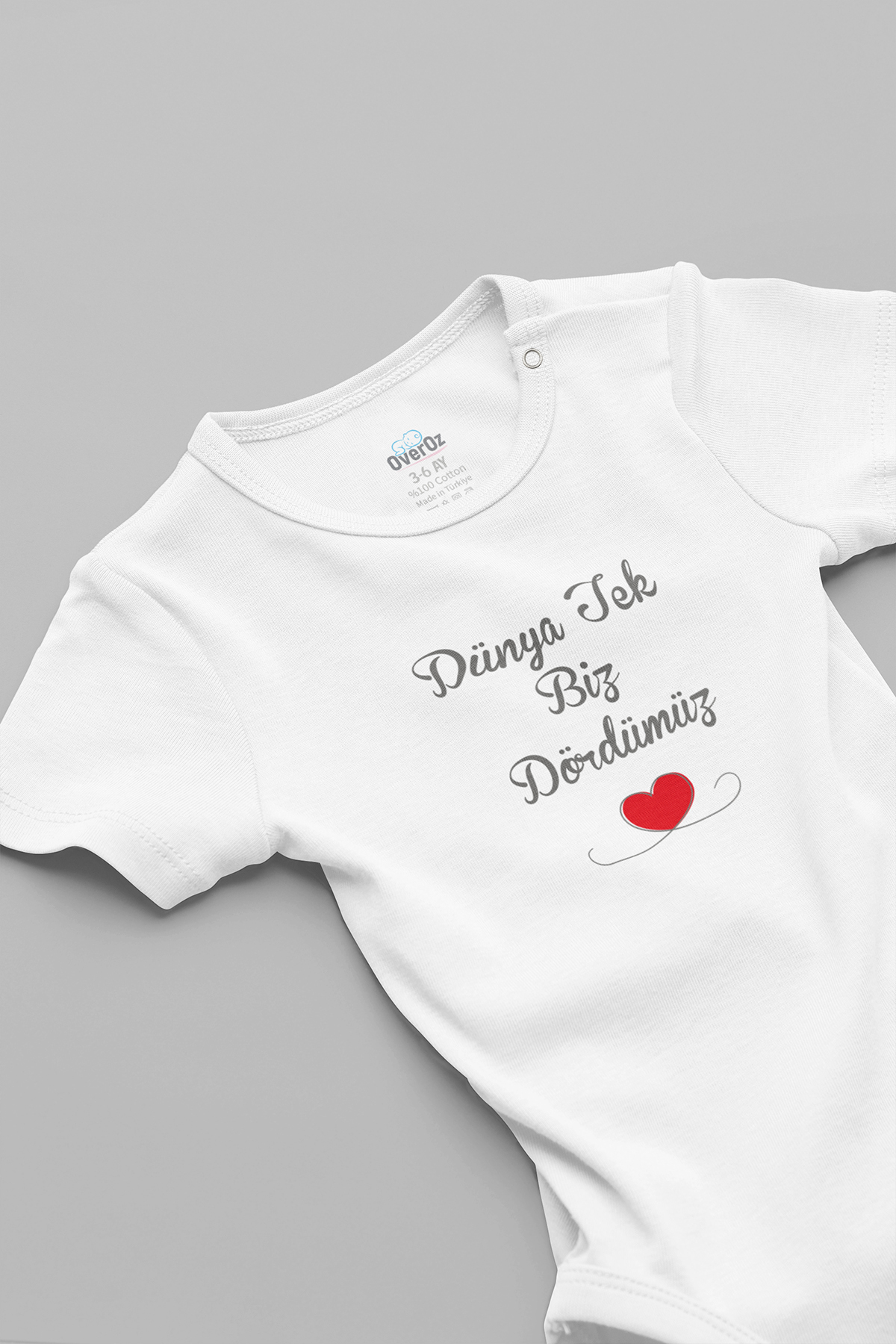 World We Were Four Written Baby Bodysuit Snapsuit Jumpsuit 5922-2