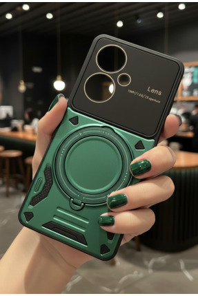 TechTrove Oppo Reno 11F Kılıf Kamera Korumalı Stand Özellikli Maksimum Darbe ...