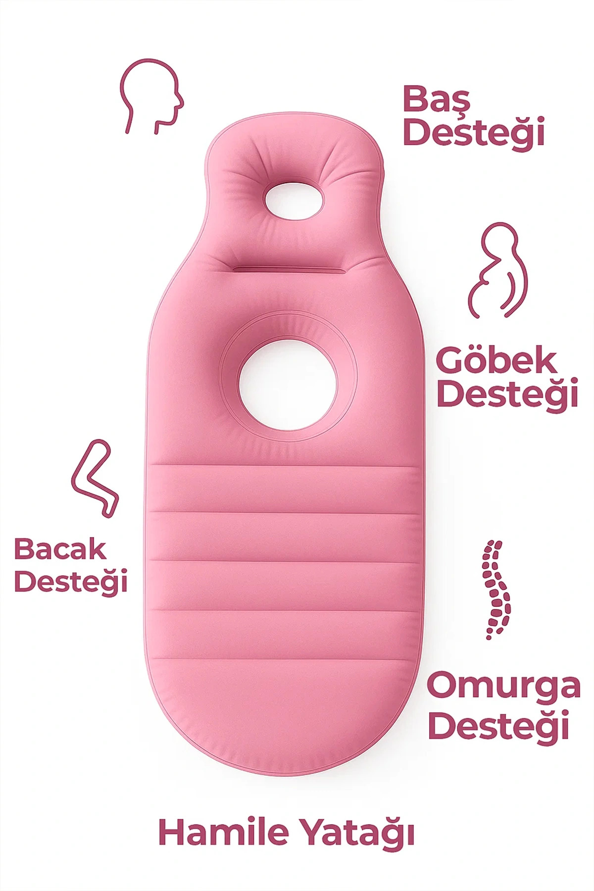 Eco Lounge Hamile Uyku Minderi Tam Vücut Destekli Ergonomik Gebelik Yan Yatma Yatağı fotoğrafı 5 (önizleme)