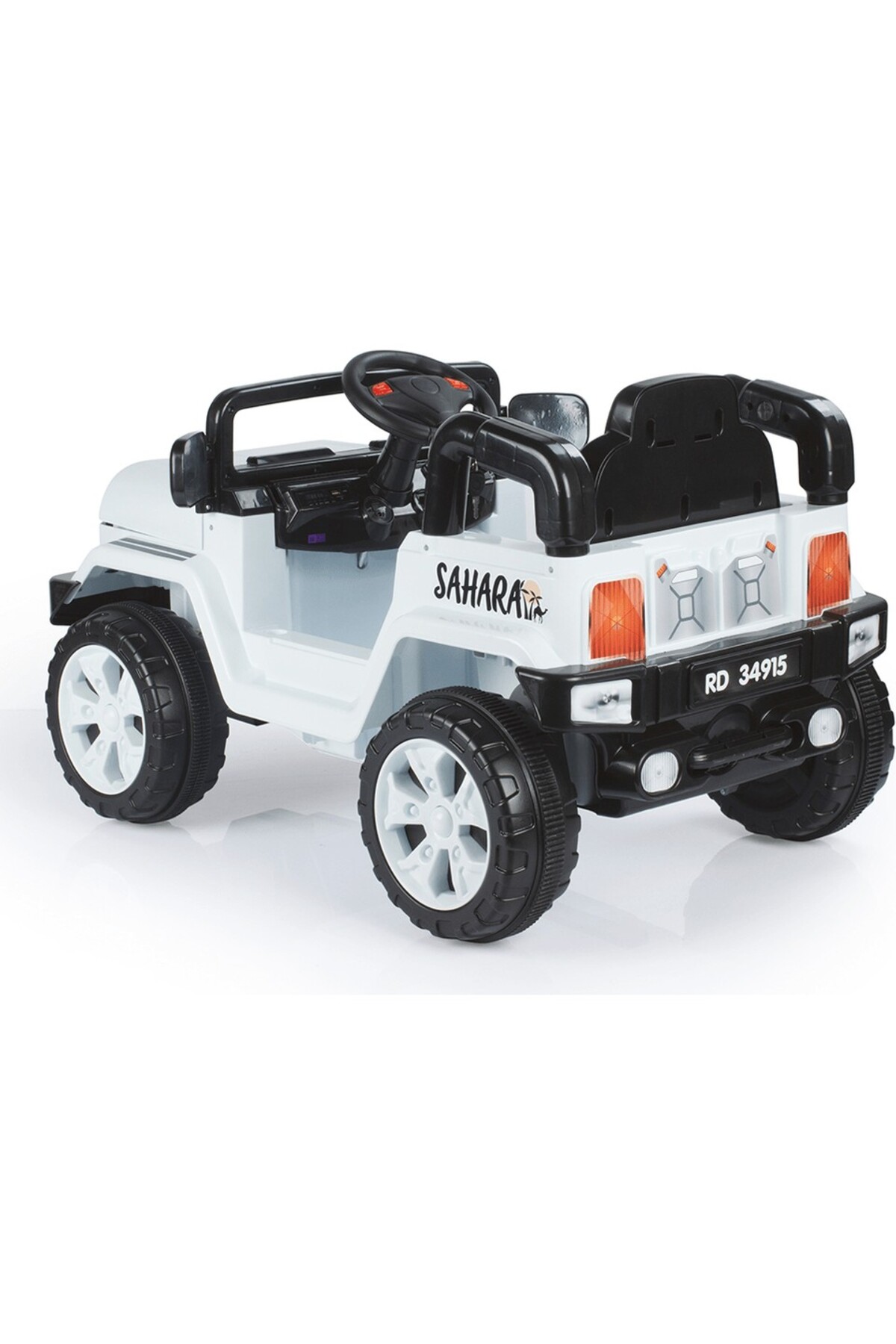 Dolu Oyuncak Sahara Beyaz 12 V Akülü Araba fotoğrafı 4 (önizleme)