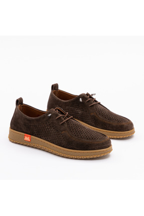 YT AYAKKABI 2485 Kahverengi Nubuk Günlük Rahat Ayakkabı