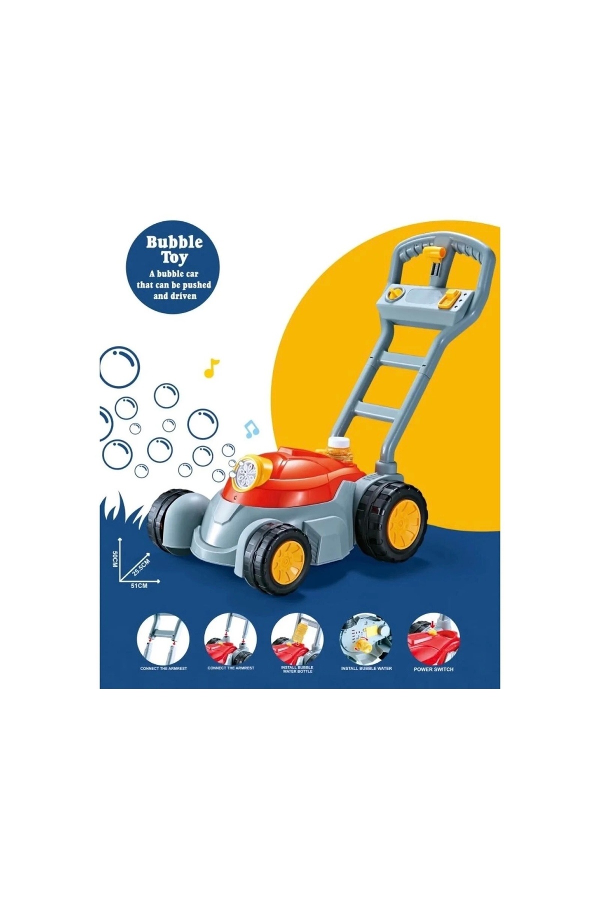 Prlk toys Köpük Çıkaran Ilk Adım Arabası