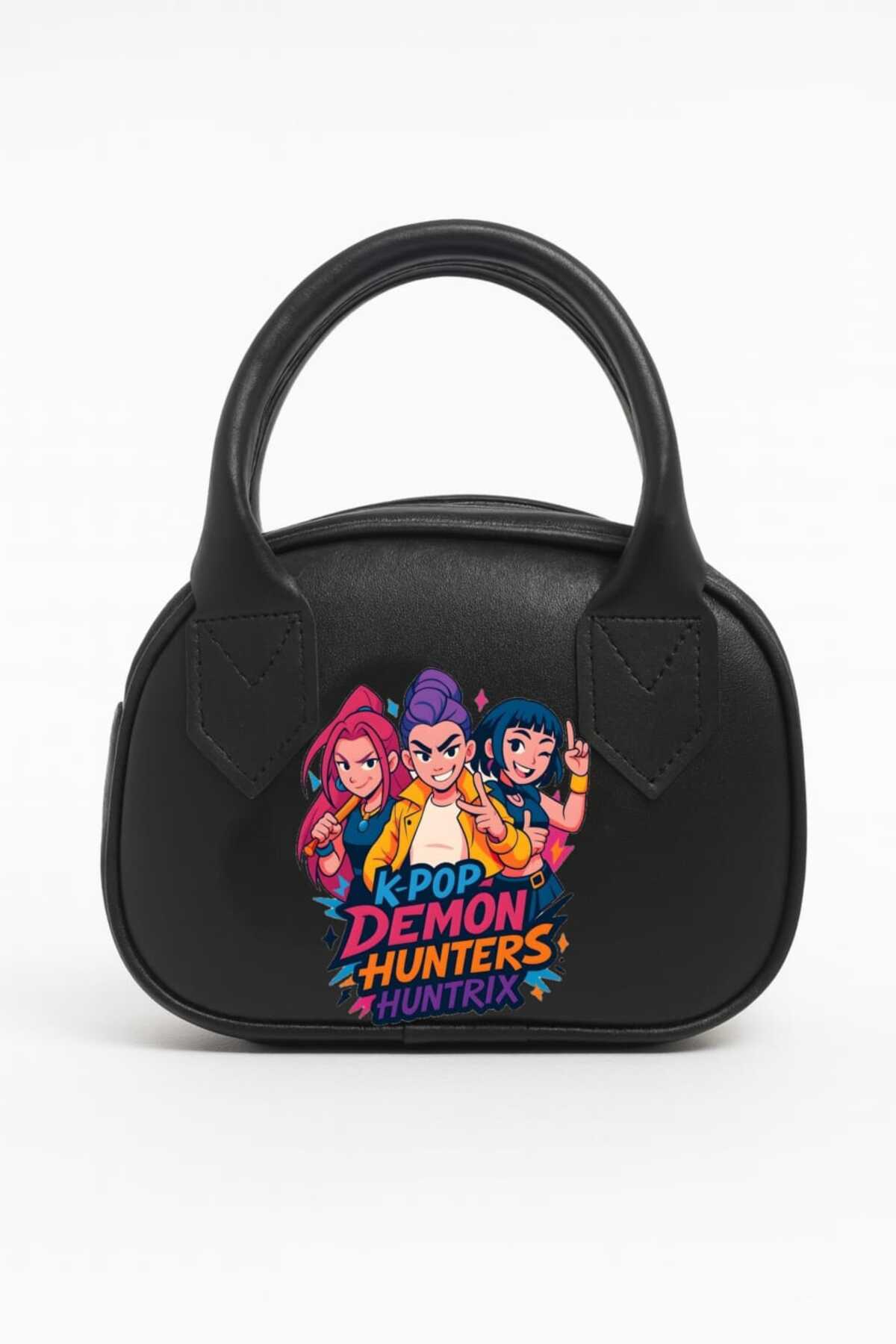 lias desing geantă de mână kpop demon huntrix cu imprimeu- Trendyol