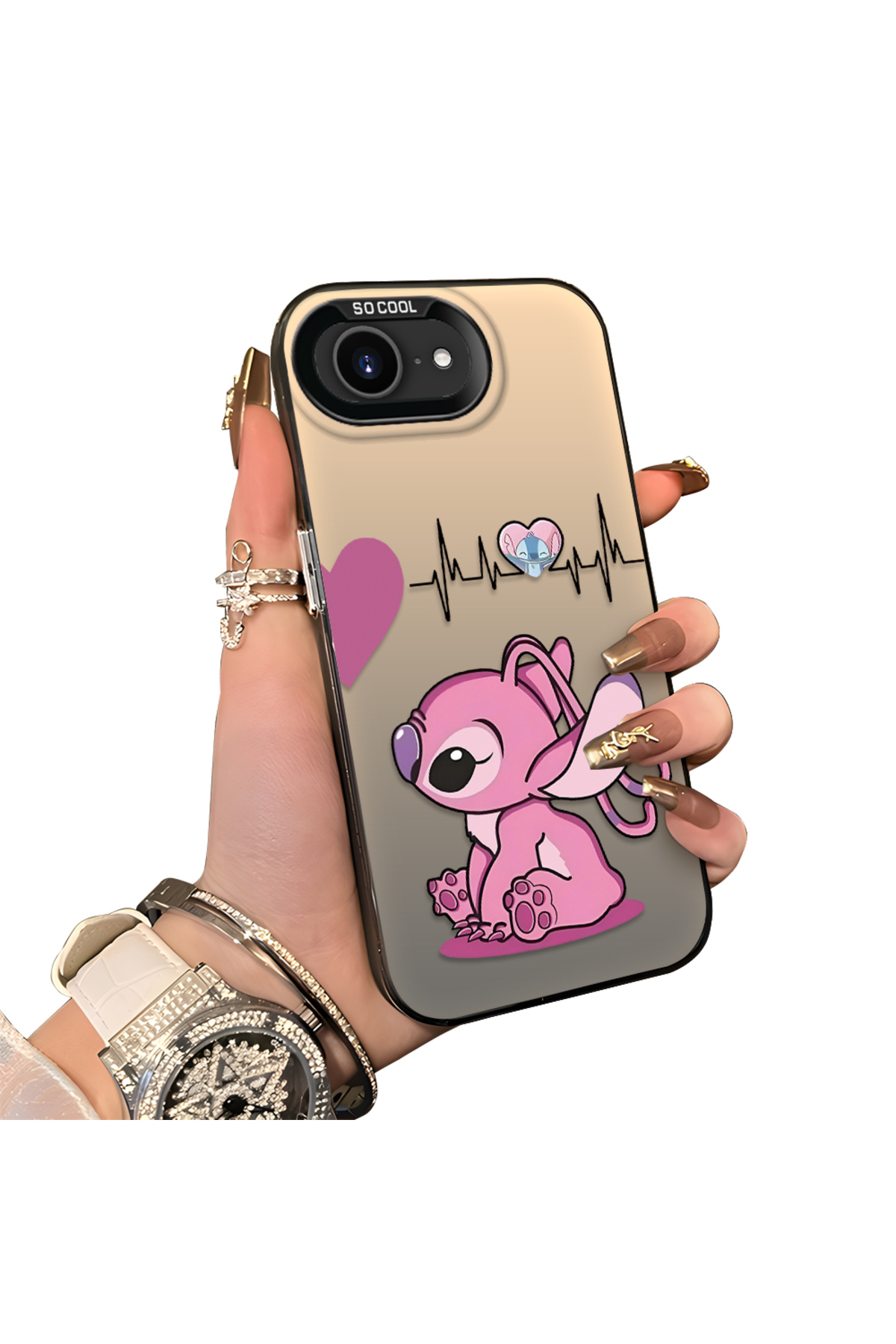 hard Acrylic Back Silicone Edge Lens Protection Case Compatible with iPhone 16e/17e