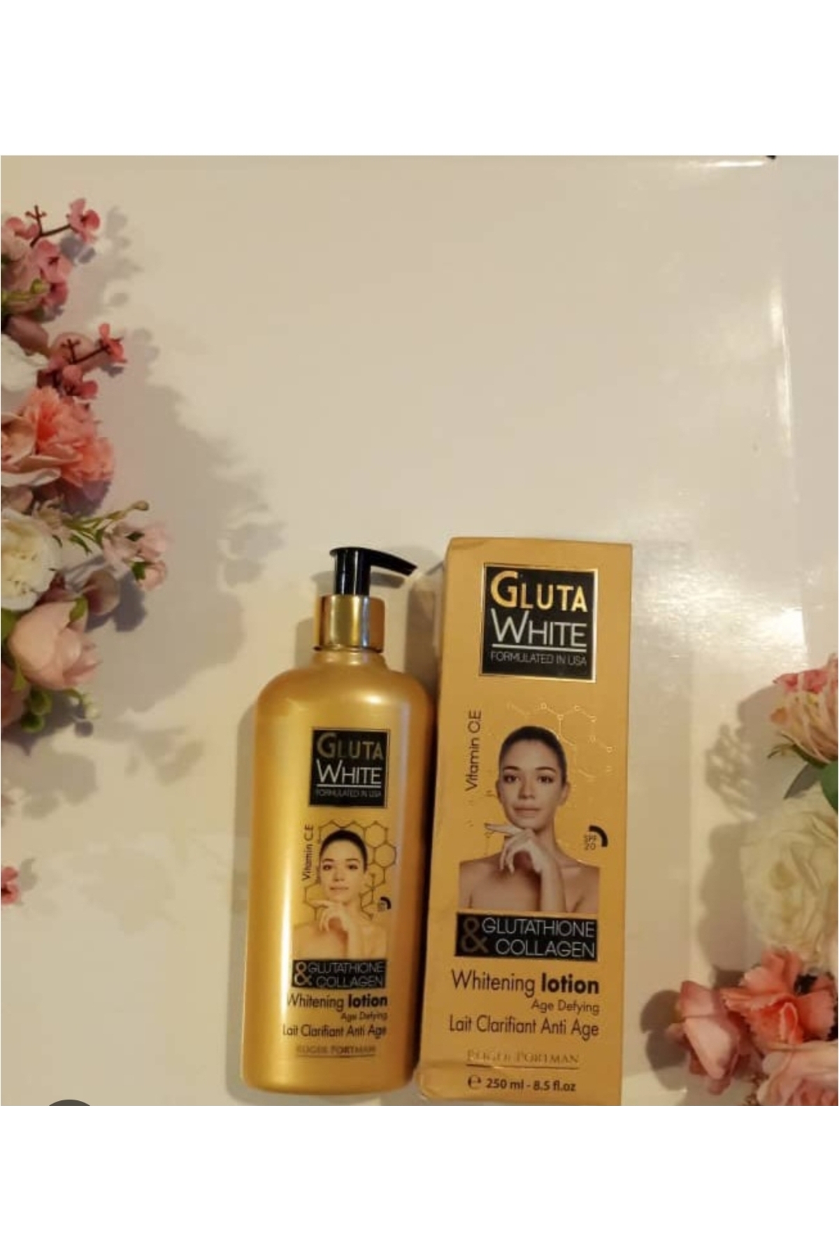 glutathione collagen whitening lotion LC + set is a powerful 4-step skin-brightening sy Coccibeauty Roger Portman Gluta White Glutathione