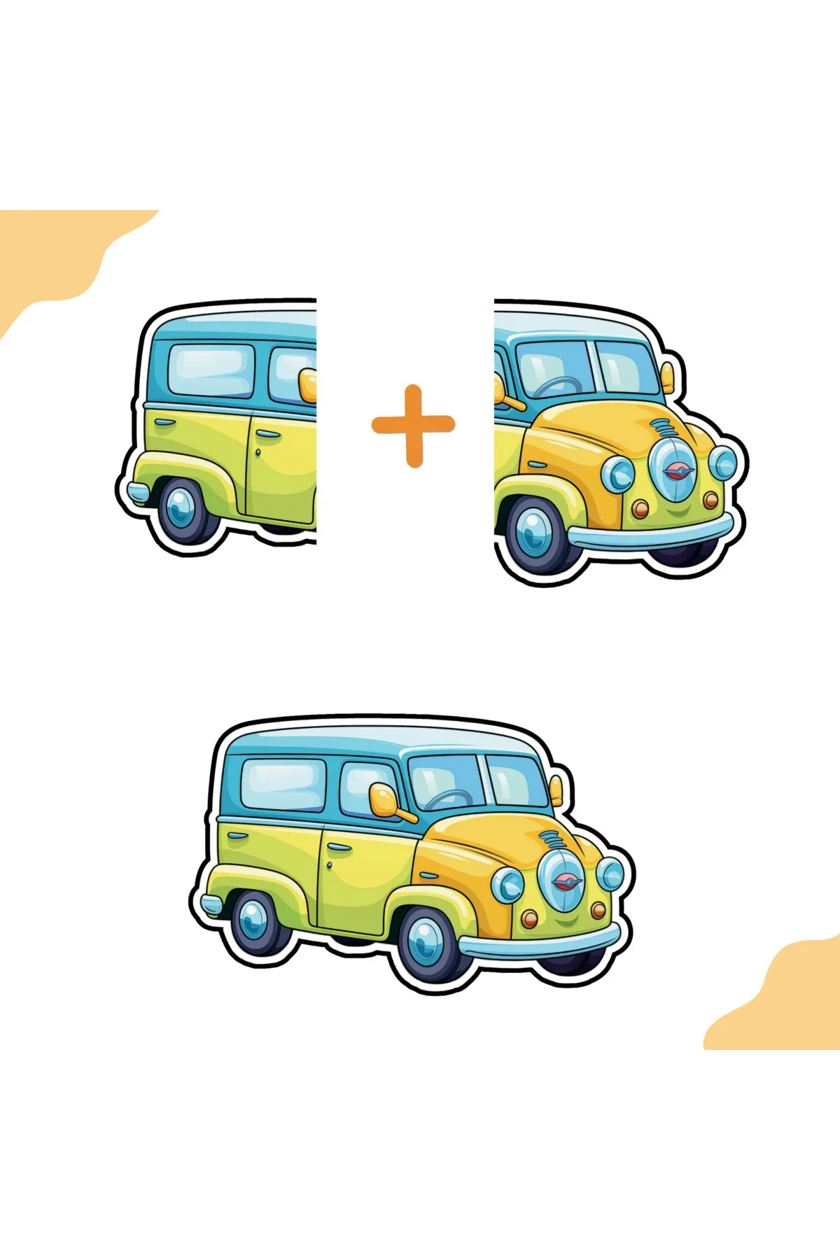 minkino 3'lü Magnet Puzzle Full Set (Hayvanlar + Meyveler + Taşıtlar) | Mıknatıslı Yapboz seti fotoğrafı 6 (önizleme)