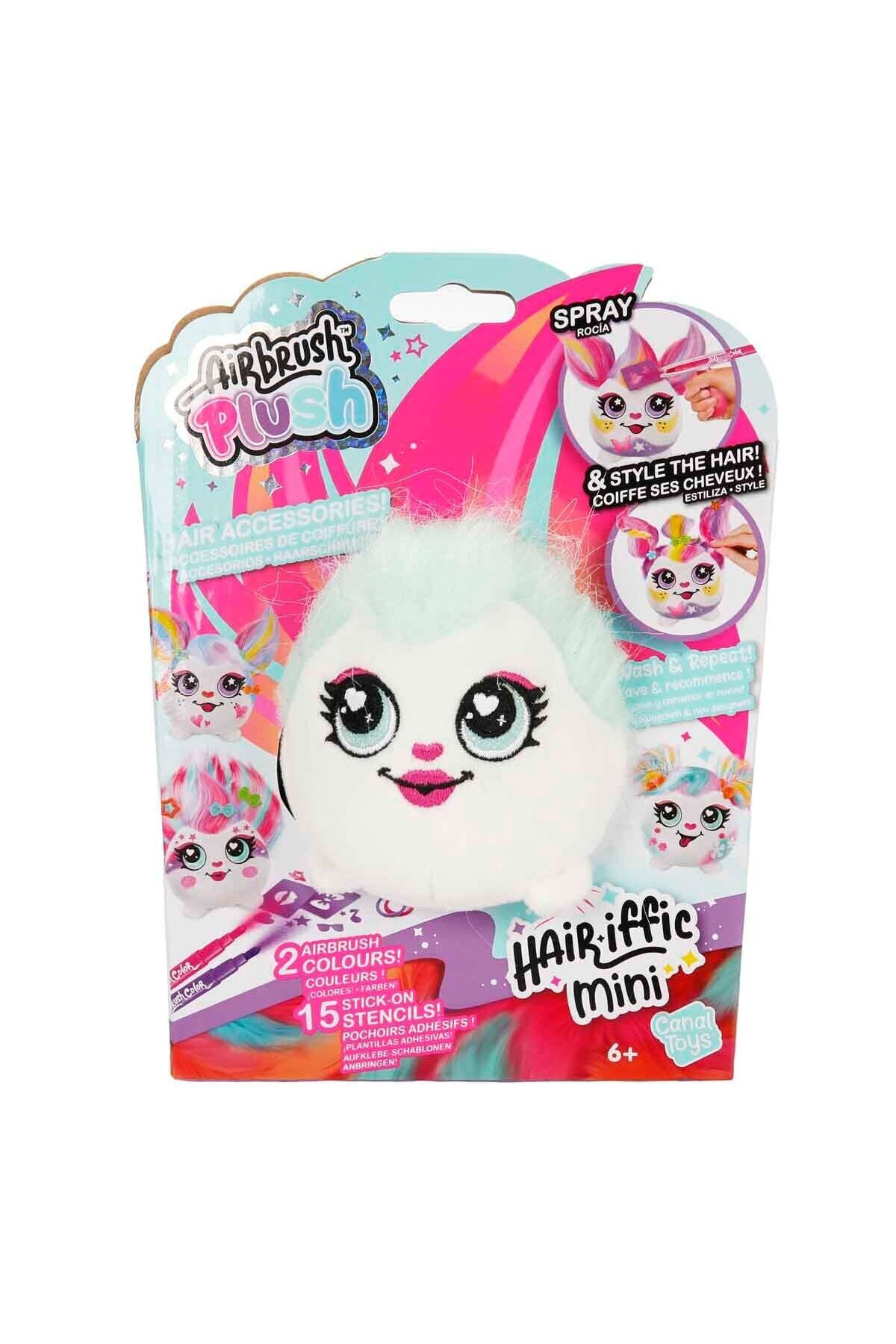 Sunman 45539 SUN-CNL-HOBİ SET AIRBRUSH PLUSH HAIR IFFIC MINI 3R