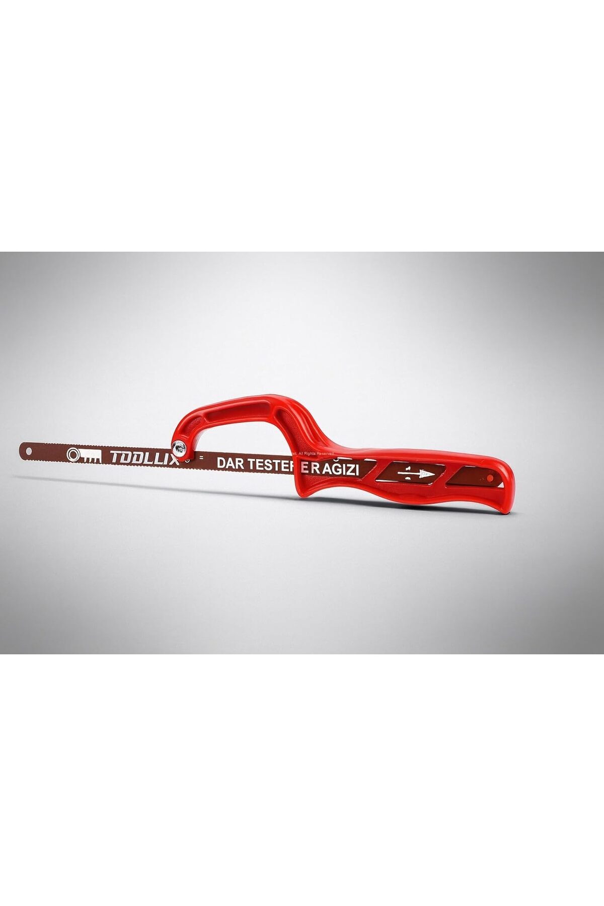 BRF BFSX Mini Demir Testere, 30 cm Değiştirilebilir Bıçaklı, Plastik Saplı, Ahşap, PVC, Metal, Plastik K