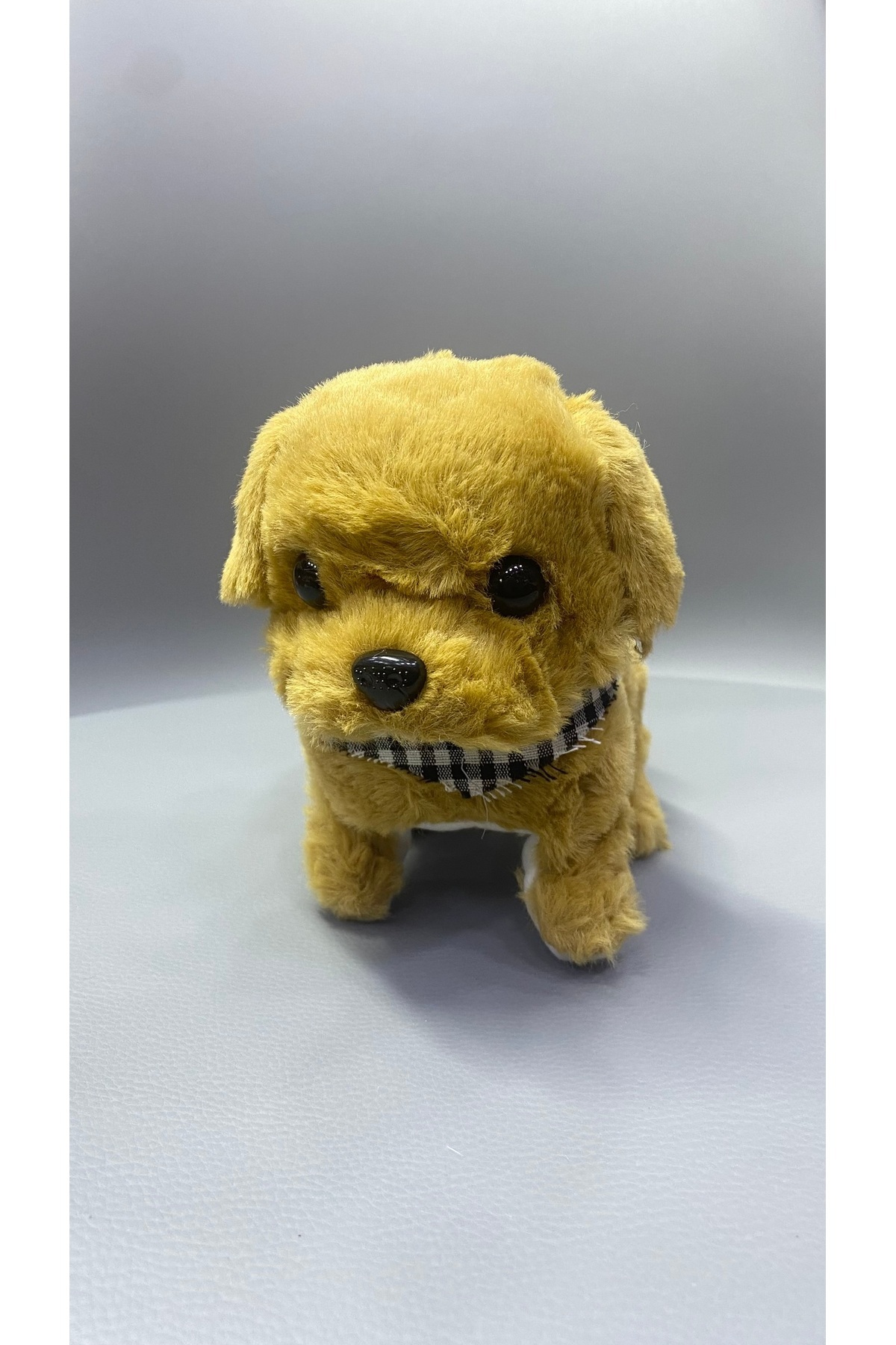 Magicway Sesli Havlayan Yürüyen Pilli Sevimli Oyuncak Peluş Köpek Emekleme Oyuncağı Arkadaşı Yürüteç fotoğrafı 2 (önizleme)