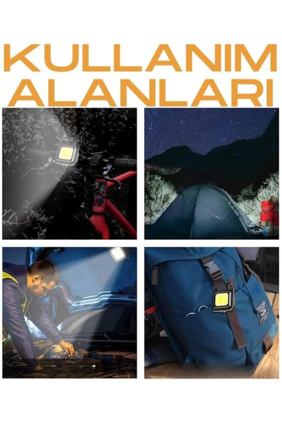 BRF BFSX Led Anahtarlıklı Metal Kasa El Feneri Şişe Açacağı Usb’li Şarj Edilebilir Cep Boy Cob 800mah 1