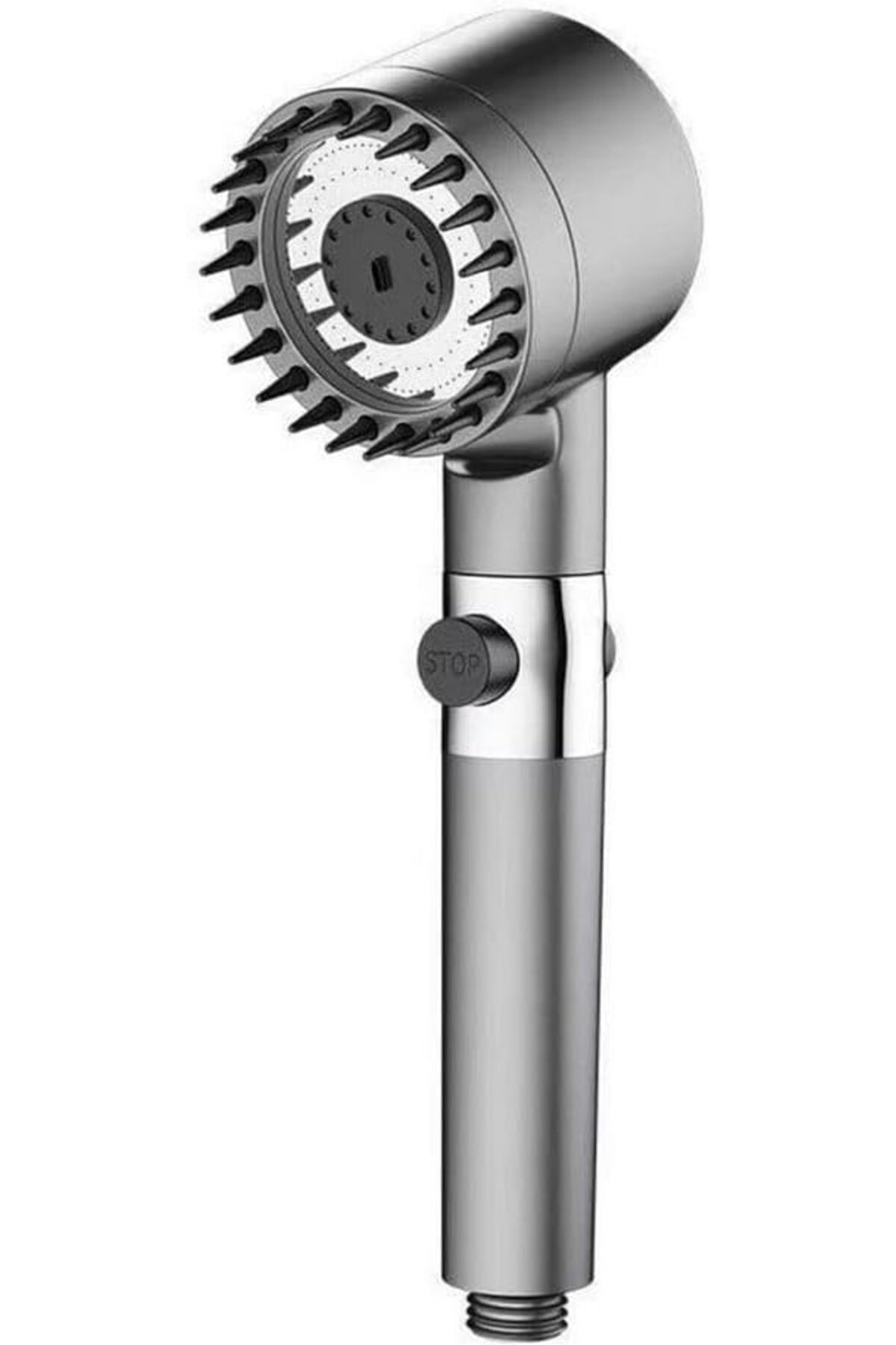 BRF BFSX 3 Fonksiyonlu Start Stop Tuşlu Filtreli Basınçlı Masaj Etkili Kireç Önleyici Duş Başlığı 11918