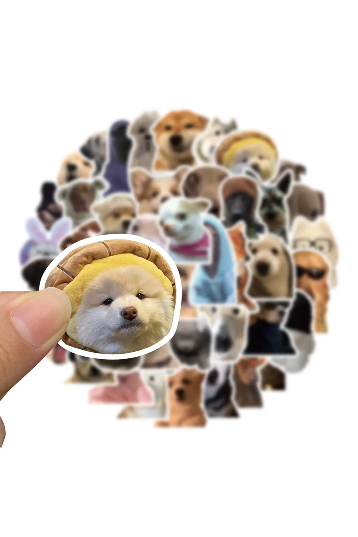 ENSAR GİYİM Sevimli Köpek Çıkartmaları Laptop Notebook Tablet Sticker Seti