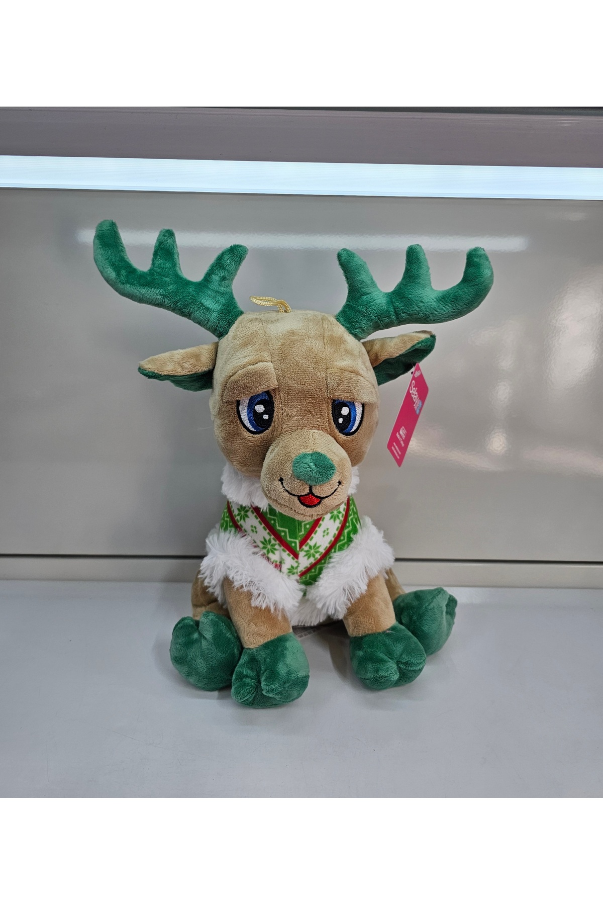 YıldızDükkan Peluş 28 cm Geyik Oyuncak Çocuk Genç Yılbaşı